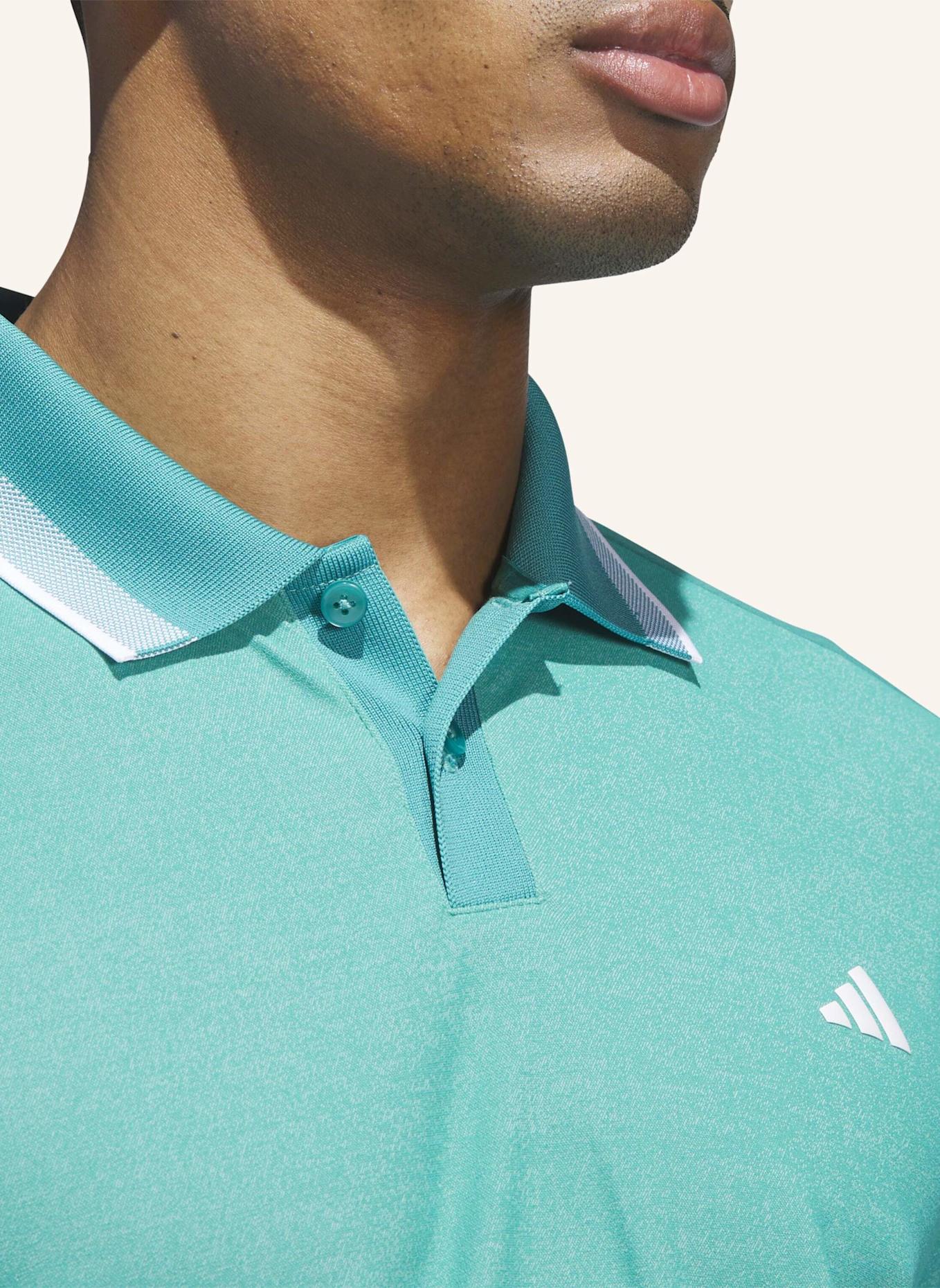 adidas ULTIMATE365 TOUR TWISTKNIT PIKEE POLOSHIRT: TÜRKIS