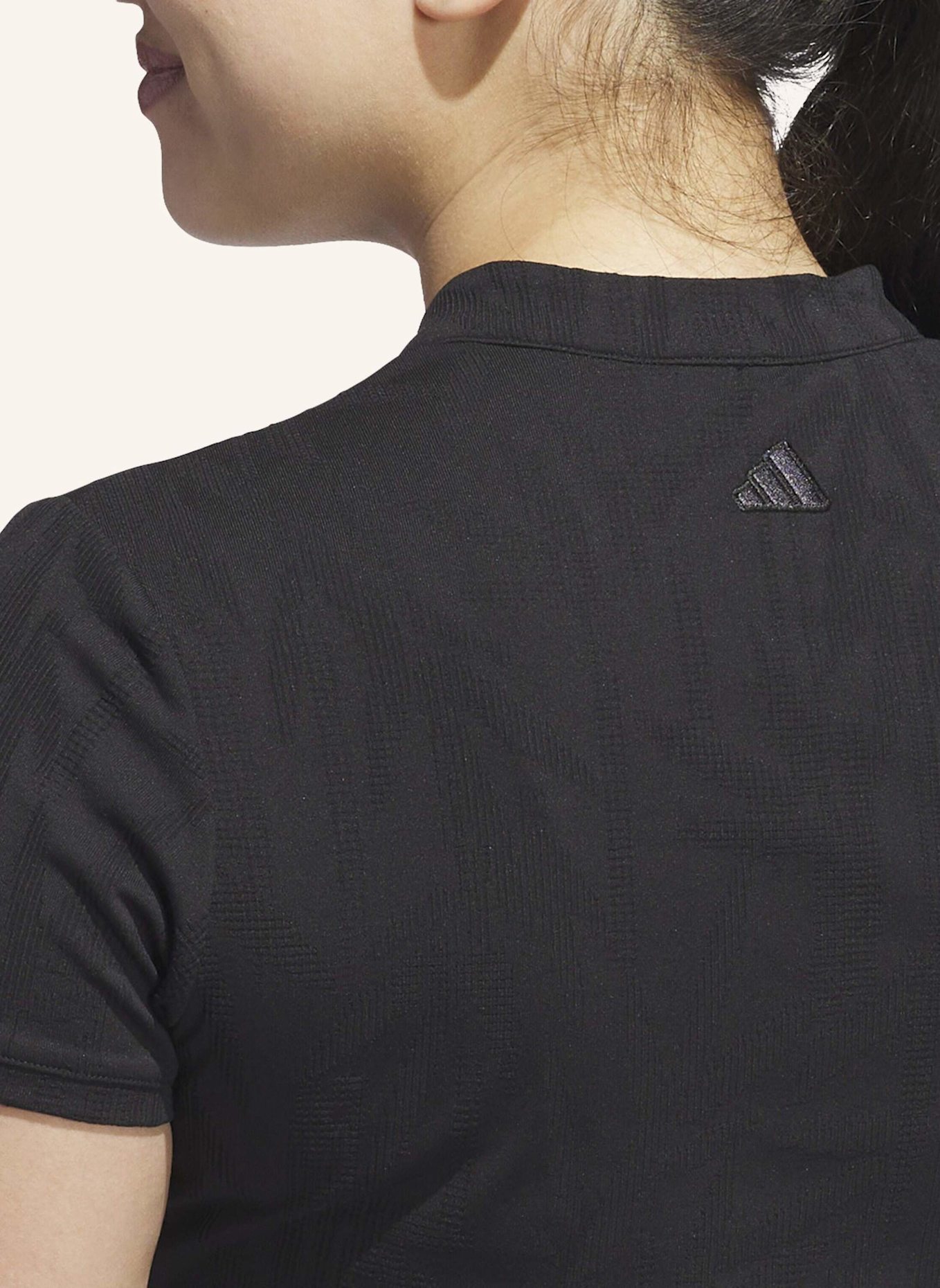 adidas GO-TO JACQUARD KLEID: SCHWARZ