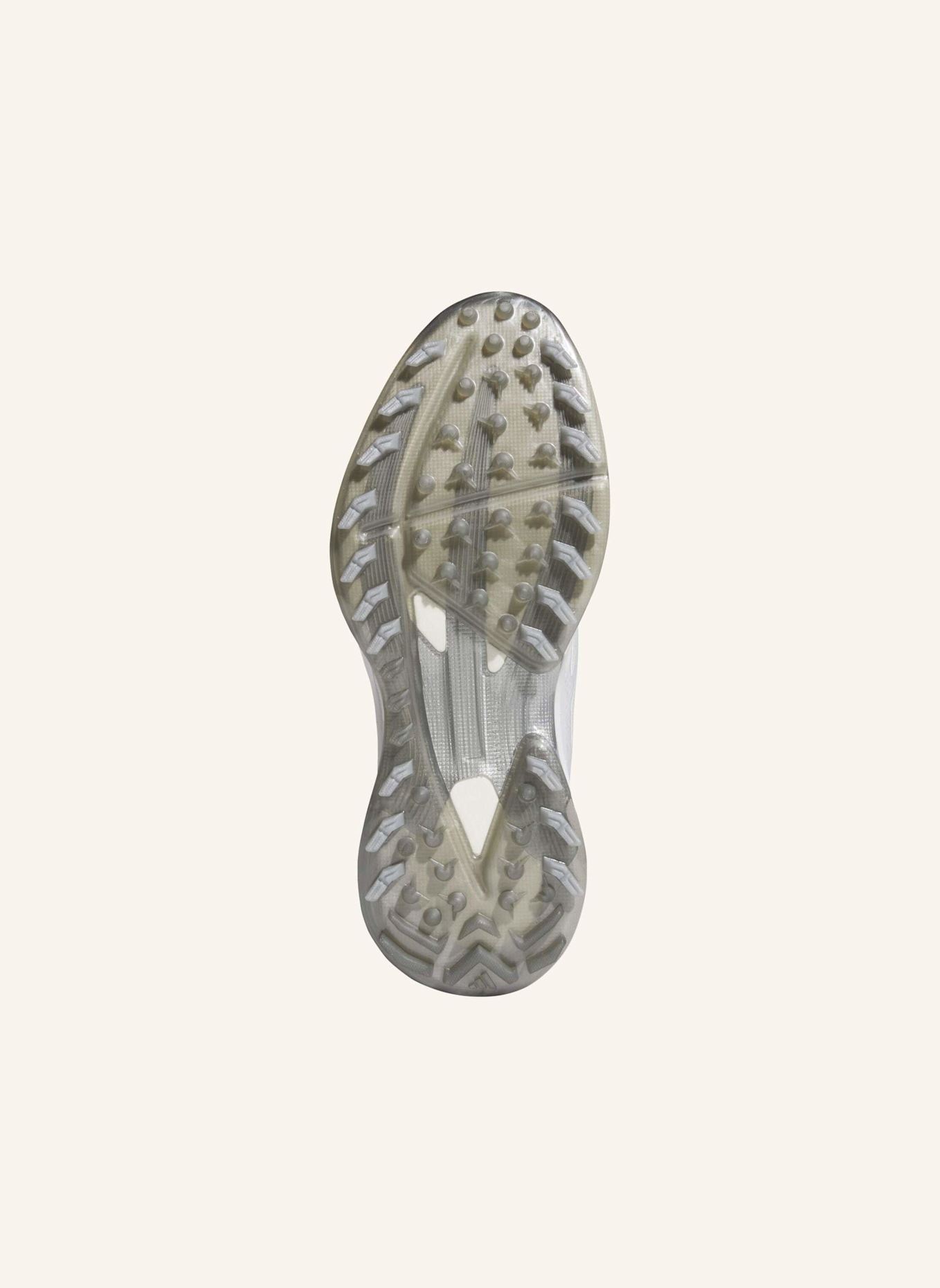 adidas ADIZERO ZG SPIKELESS GOLFSCHUH: WEISS/ GRAU/ SILBER