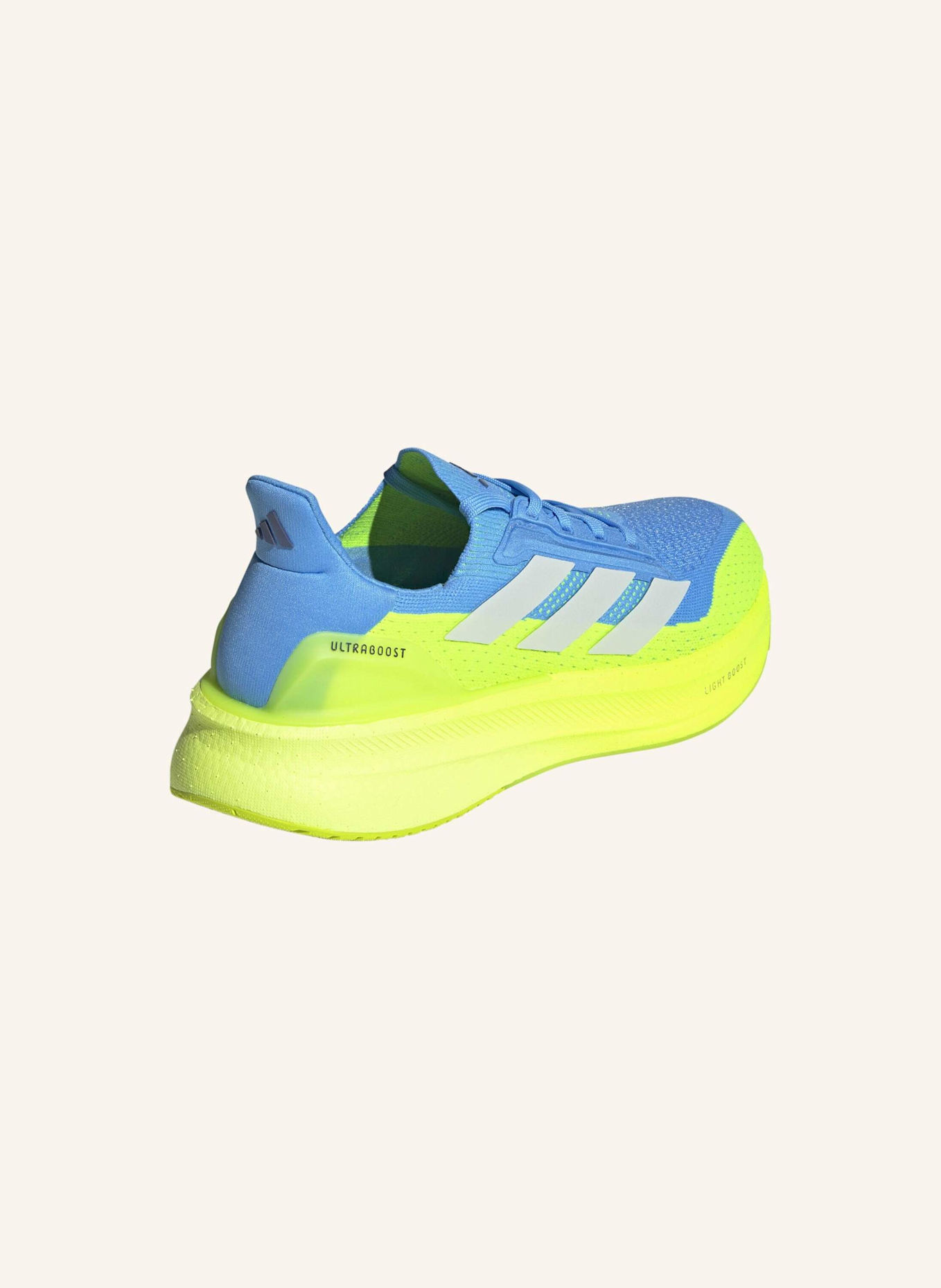 adidas ULTRABOOST 5X LAUFSCHUH: BLAU/ GRÜN/ GELB