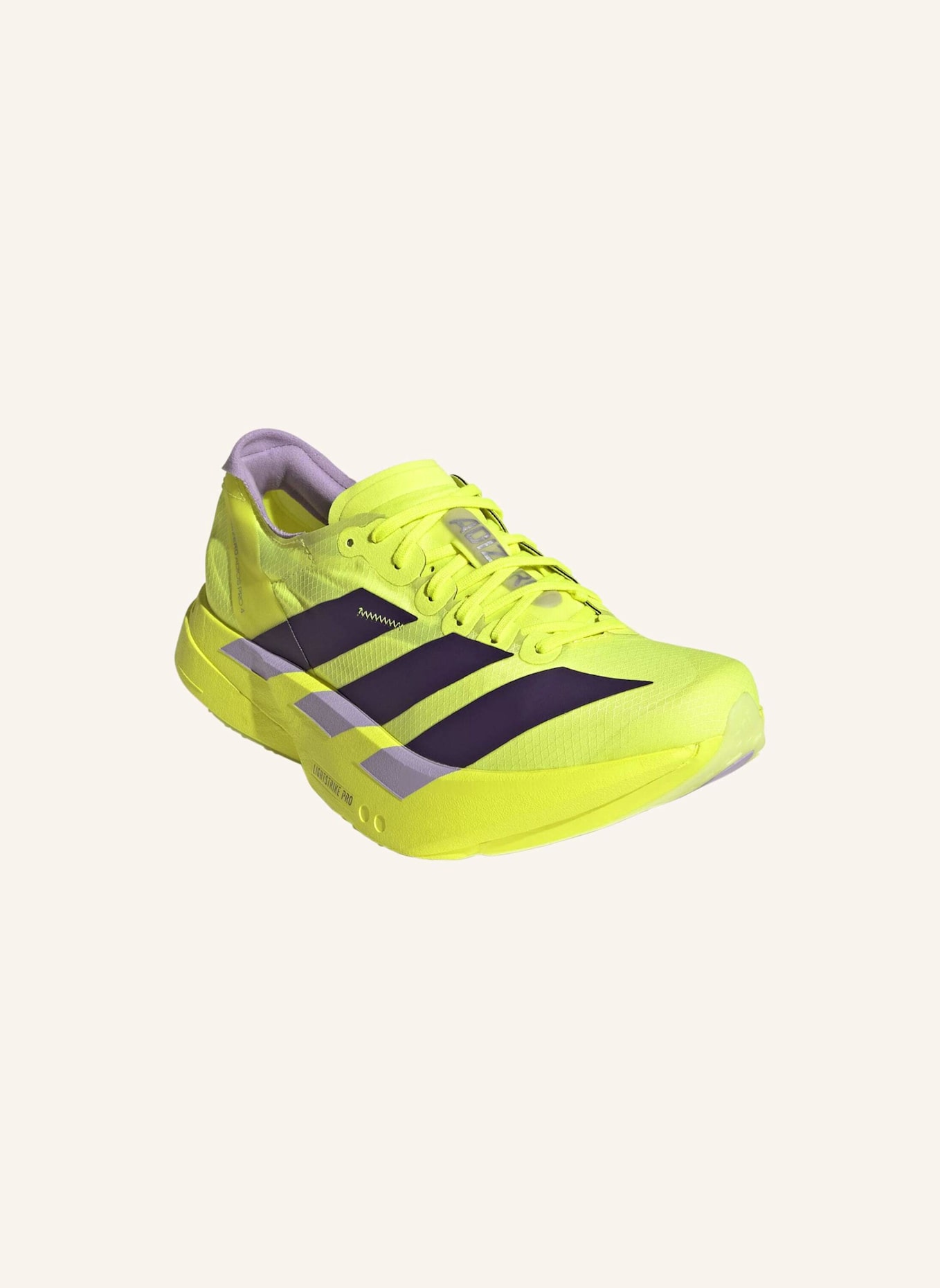 adidas Laufschuhe ADIZERO ADIOS PRO 4: GELB/ LILA/ HELLLILA