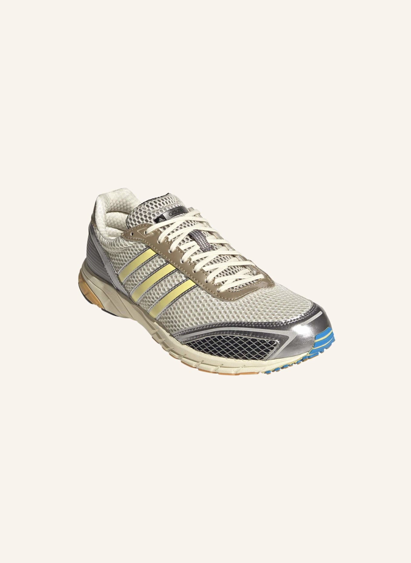 adidas Originals ADIZERO ADIOS OG SCHUH: BEIGE/ SILBER/ GRAU