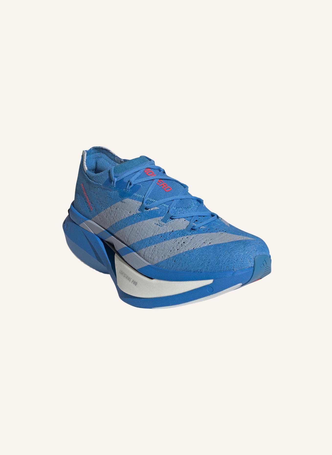 adidas Laufschuhe ADIZERO PRIME X3 STRUNG: BLAU/ SILBER/ ROT