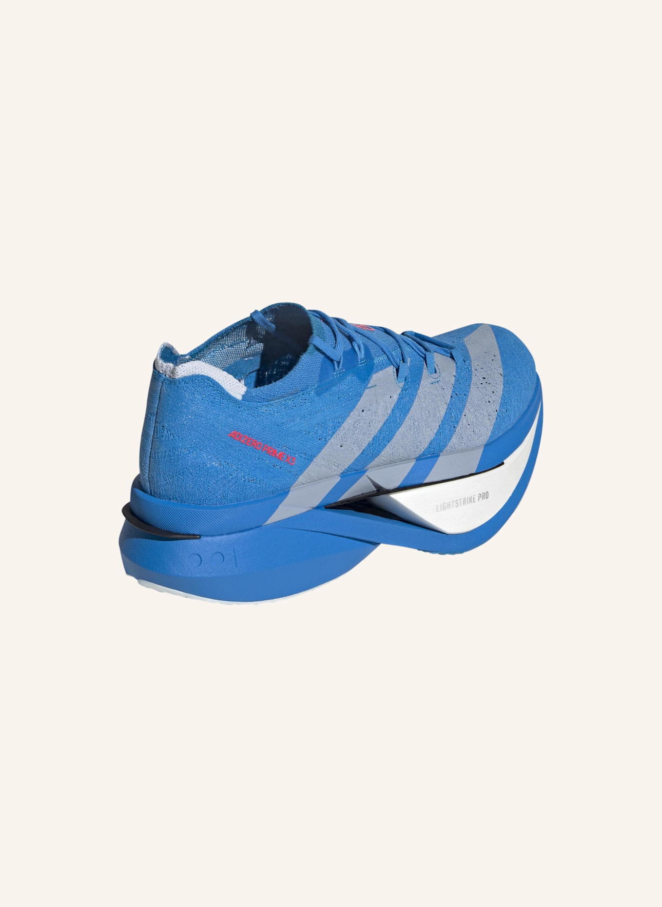 adidas Laufschuhe ADIZERO PRIME X3 STRUNG: BLAU/ SILBER/ ROT