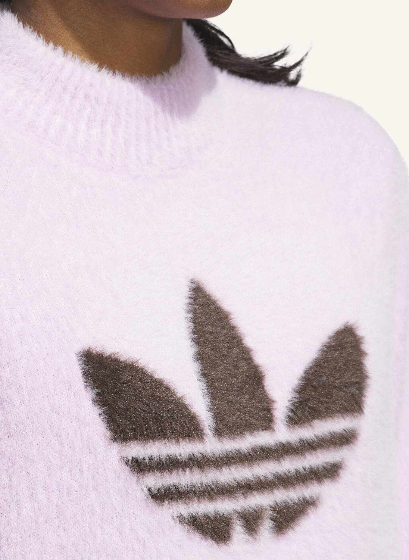 adidas ORIGINALS TREFOIL PULLOVER: LILA
