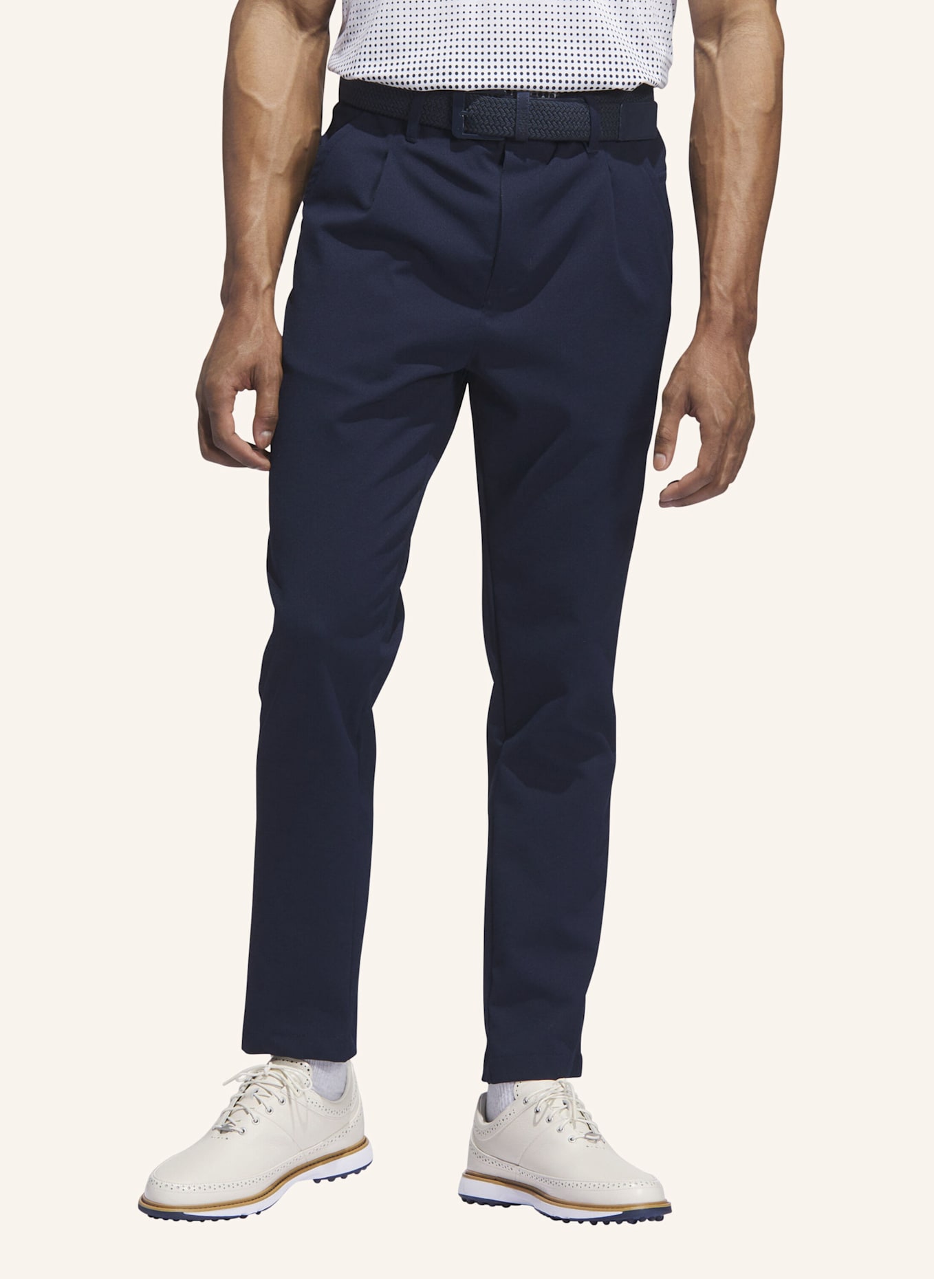 adidas GO-TO HOSE MIT FALTENDETAIL: BLAU