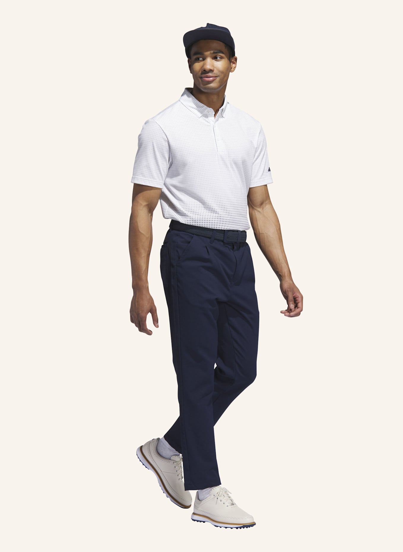 adidas GO-TO HOSE MIT FALTENDETAIL: BLAU