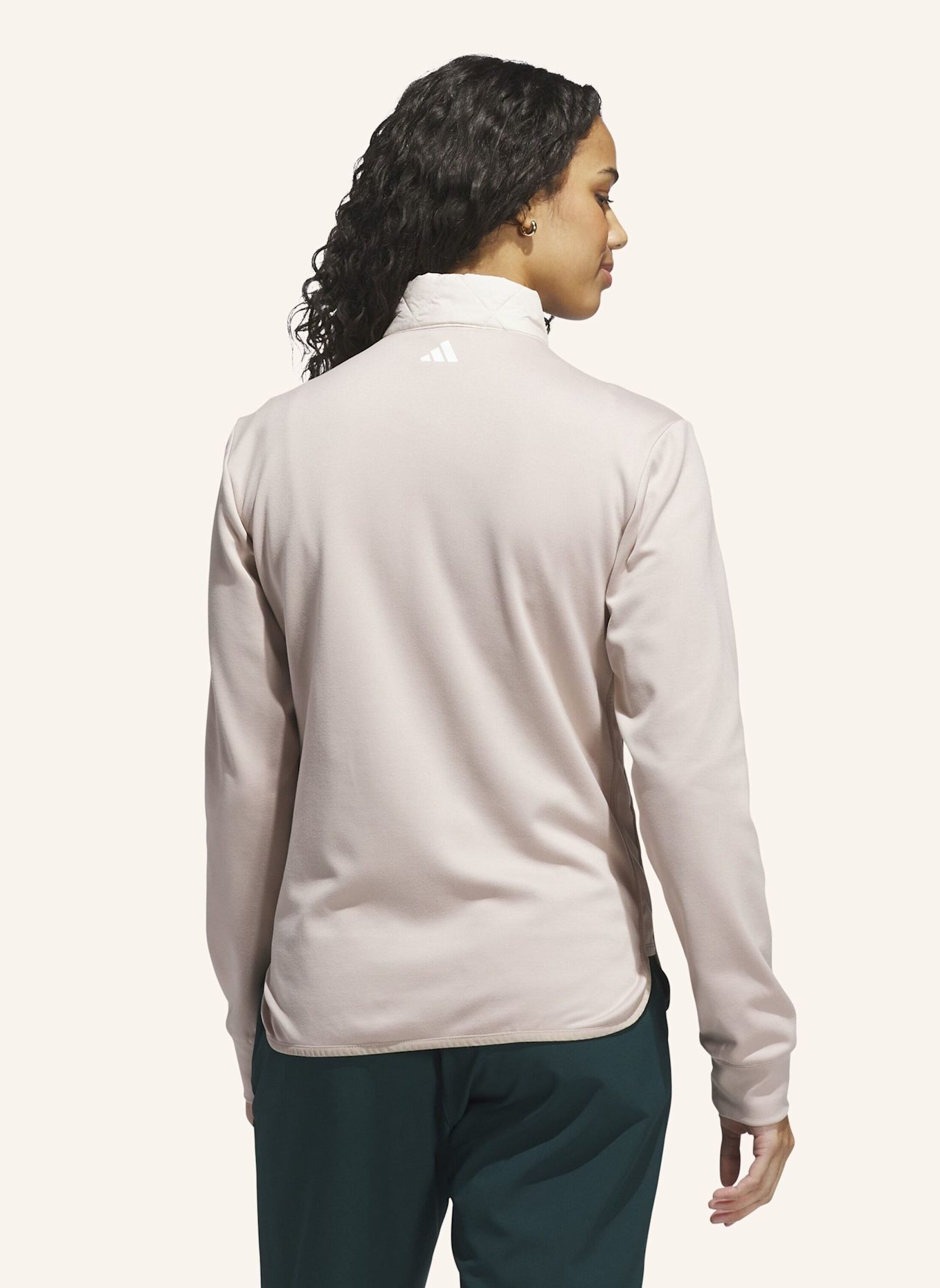 adidas ULTIMATE365 QUILTED FULL-ZIP JACKE: BEIGE