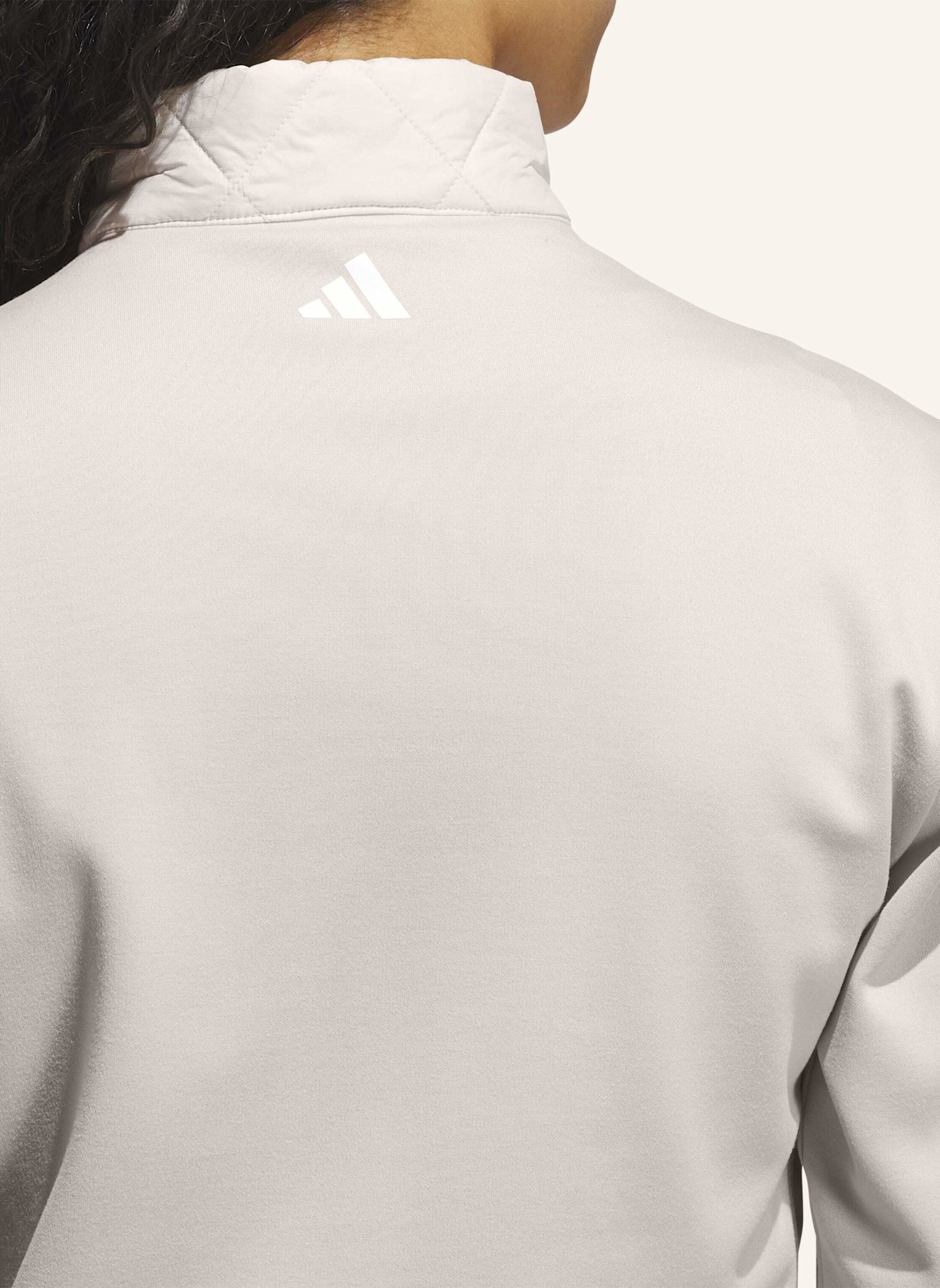 adidas ULTIMATE365 QUILTED FULL-ZIP JACKE: BEIGE