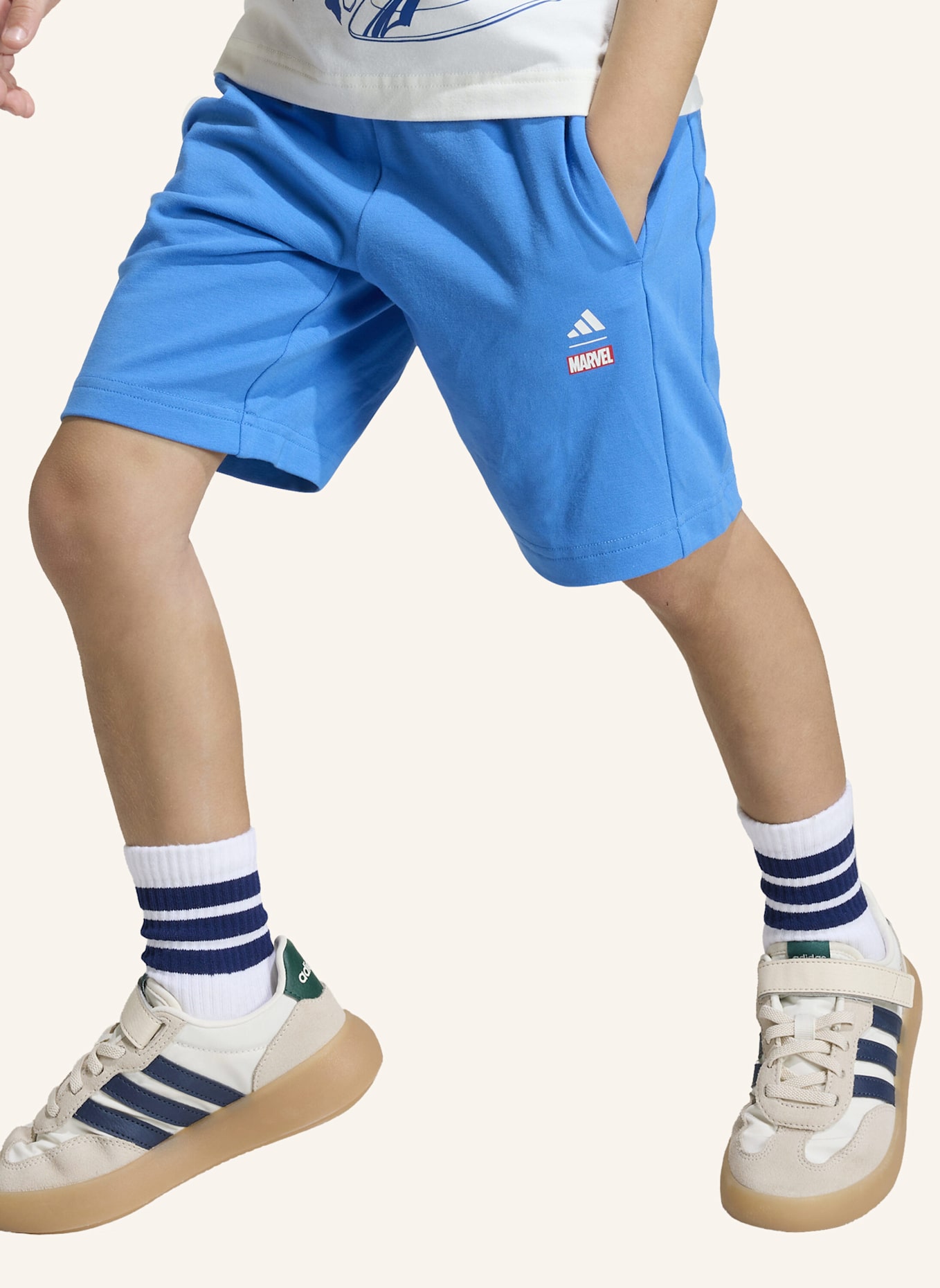 adidas ADIDAS MARVEL AVENGERS T-SHIRT SET: WEISS/ BLAU