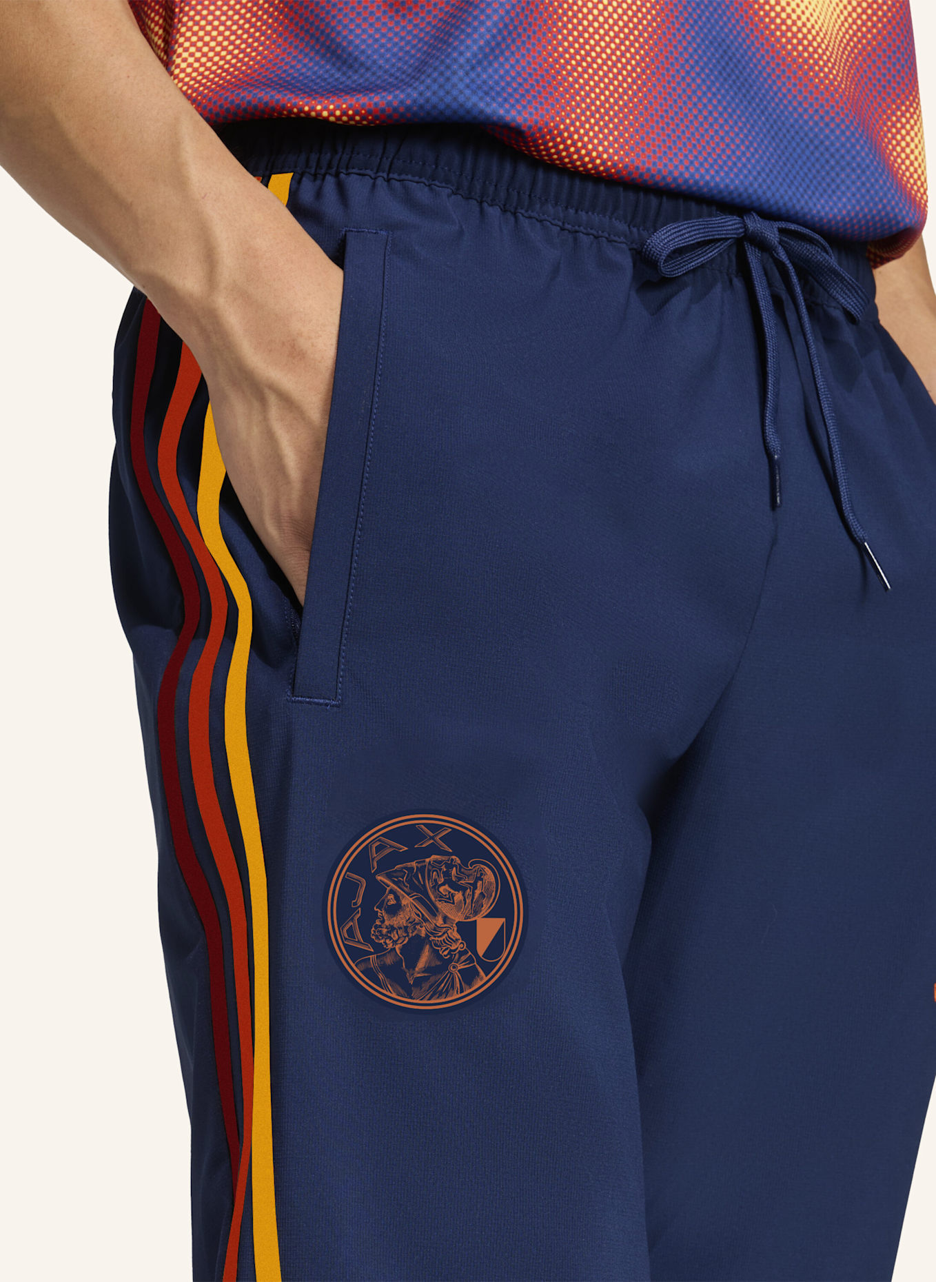 adidas Originals AJAX AMSTERDAM X ID&T TRAININGSHOSE: BLAU