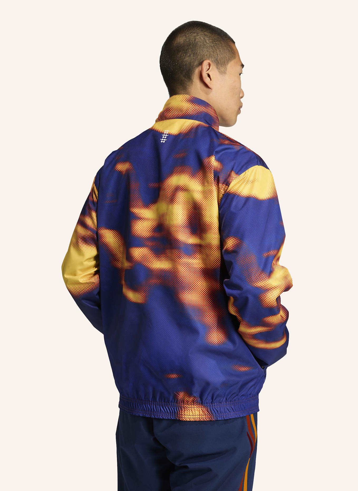 adidas AJAX AMSTERDAM X ID&T TRAININGSJACKE: BLAU