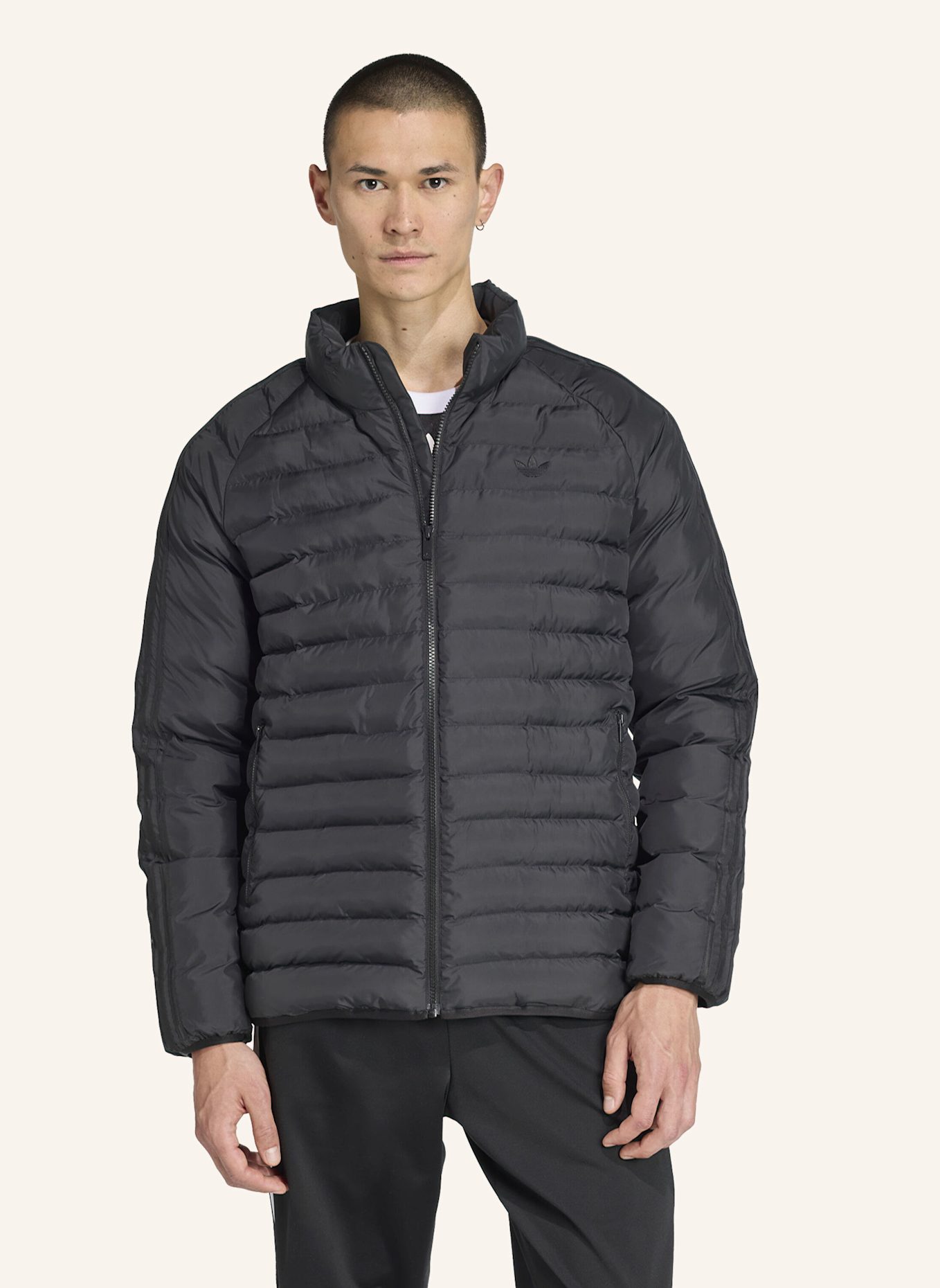 adidas Originals PADDED COLLAR JACKE: SCHWARZ