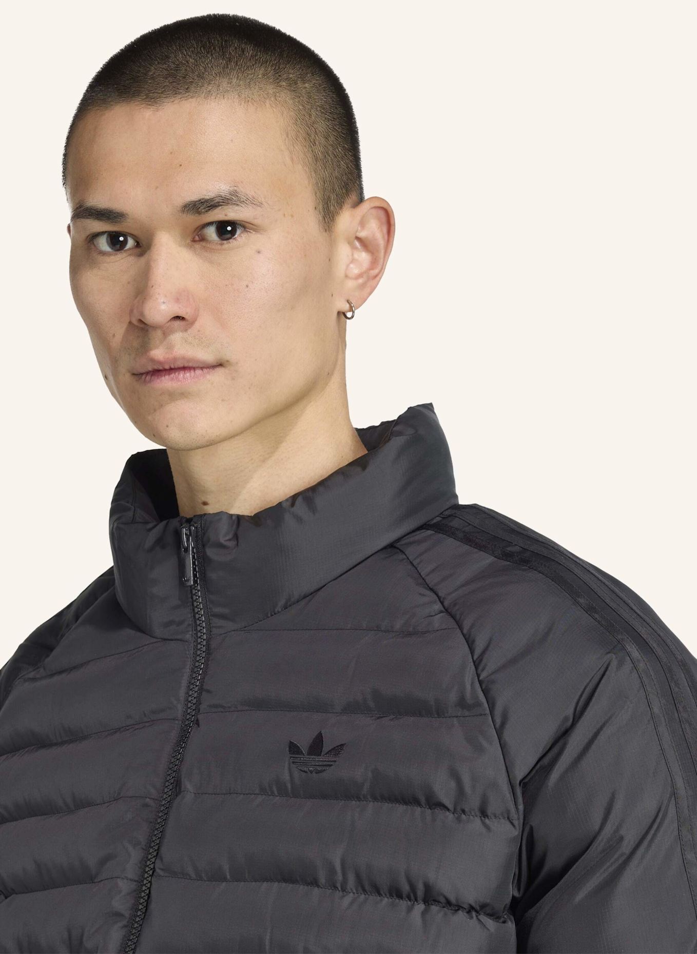 adidas Originals PADDED COLLAR JACKE: SCHWARZ