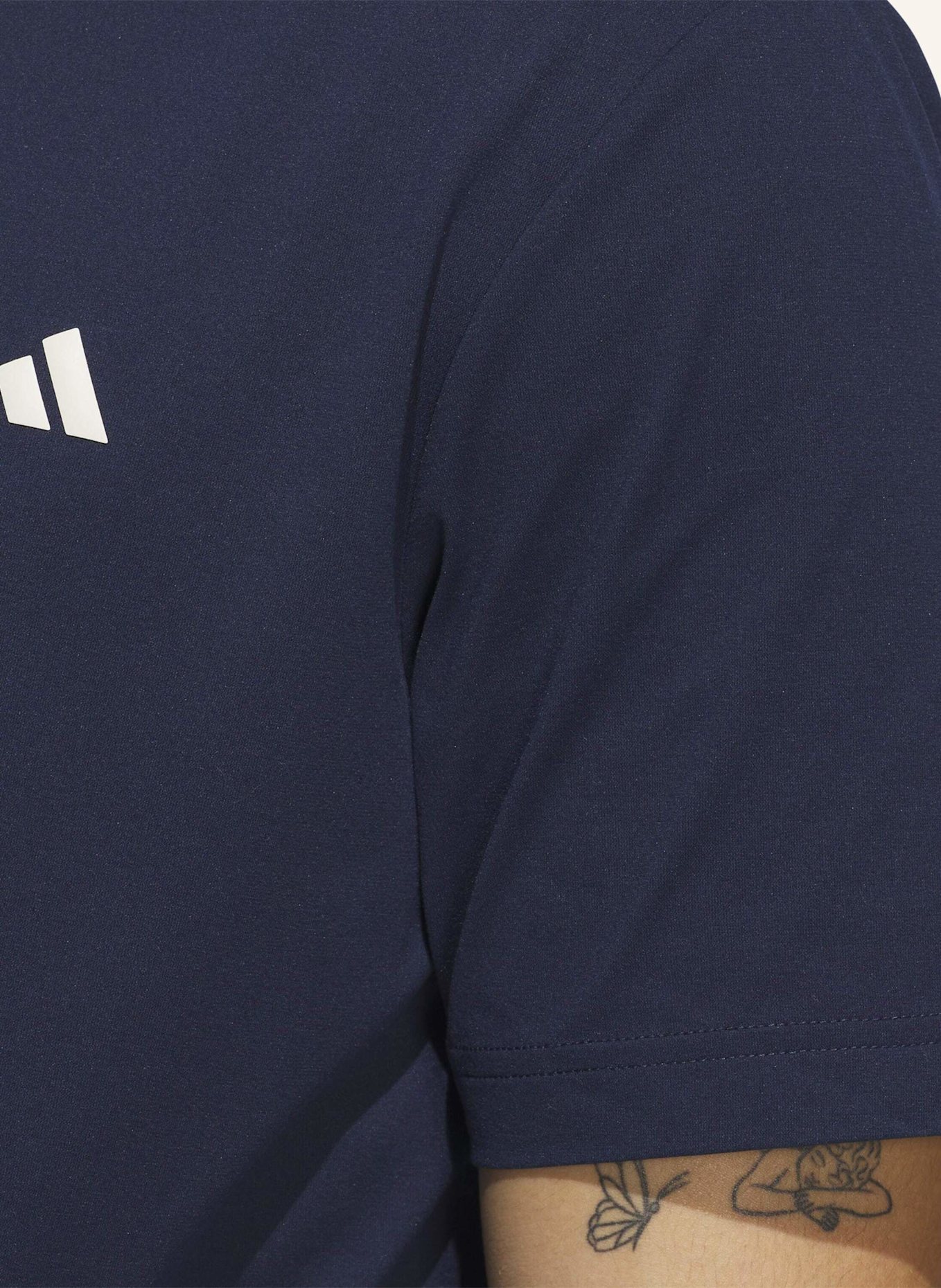 adidas ULTIMATE365 TOUR TWISTKNIT POLOSHIRT: BLAU