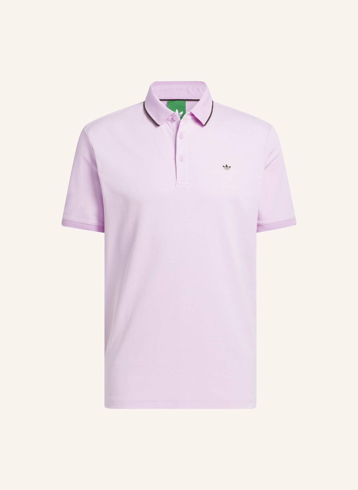 adidas ORIGINALS TWISTKNIT TREFOIL POLOSHIRT: ROSA