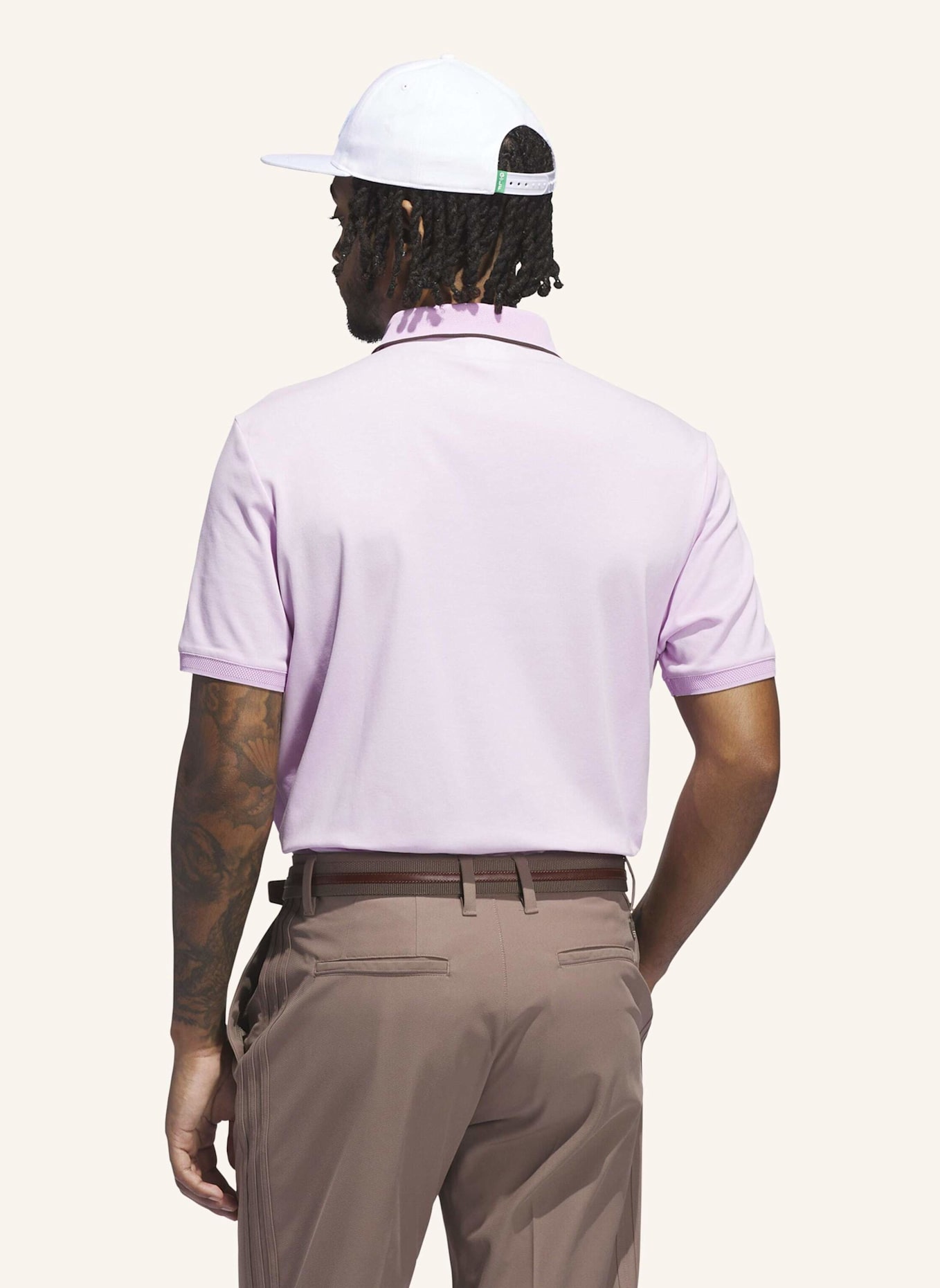 adidas ORIGINALS TWISTKNIT TREFOIL POLOSHIRT: ROSA