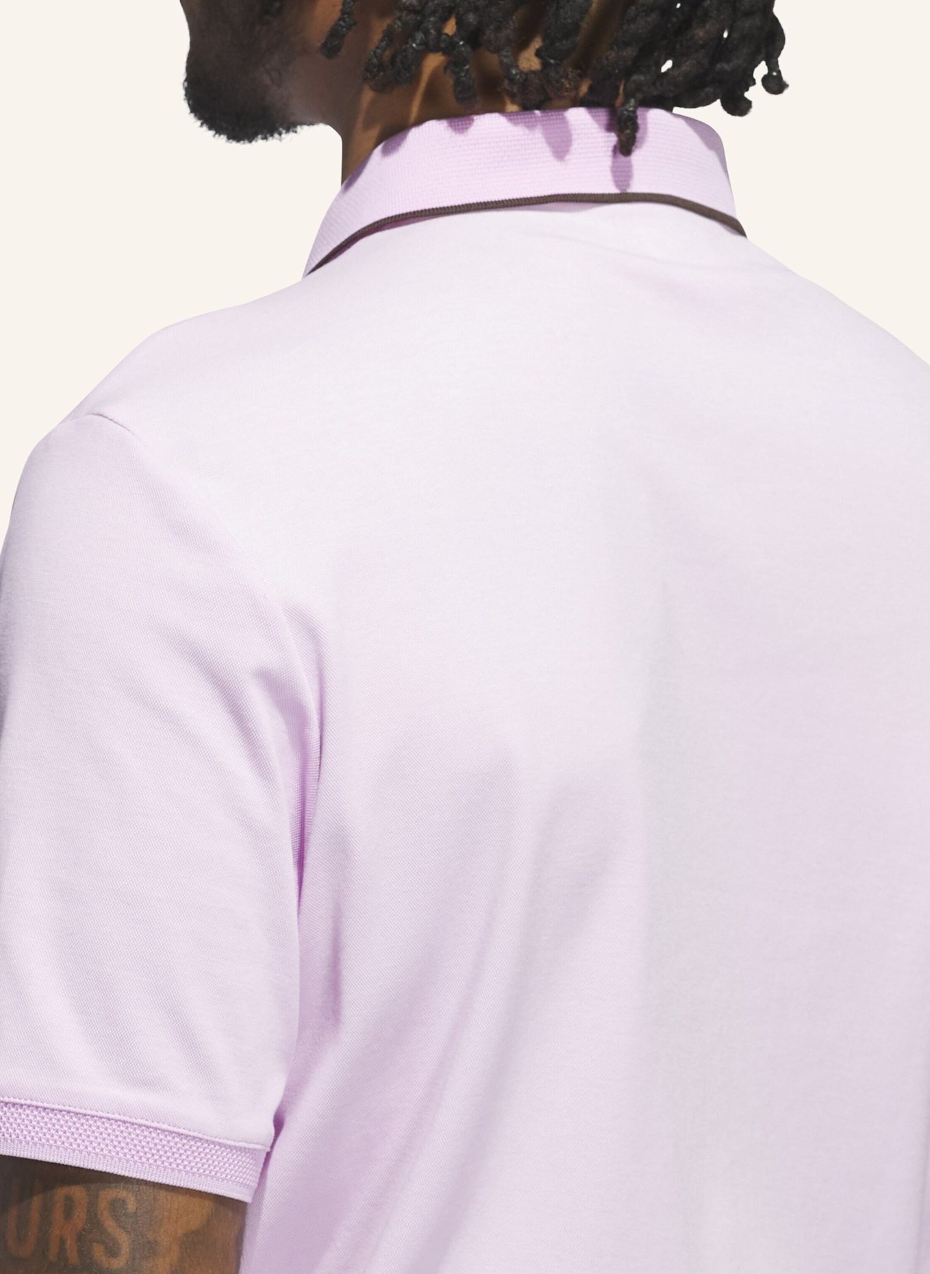 adidas ORIGINALS TWISTKNIT TREFOIL POLOSHIRT: ROSA