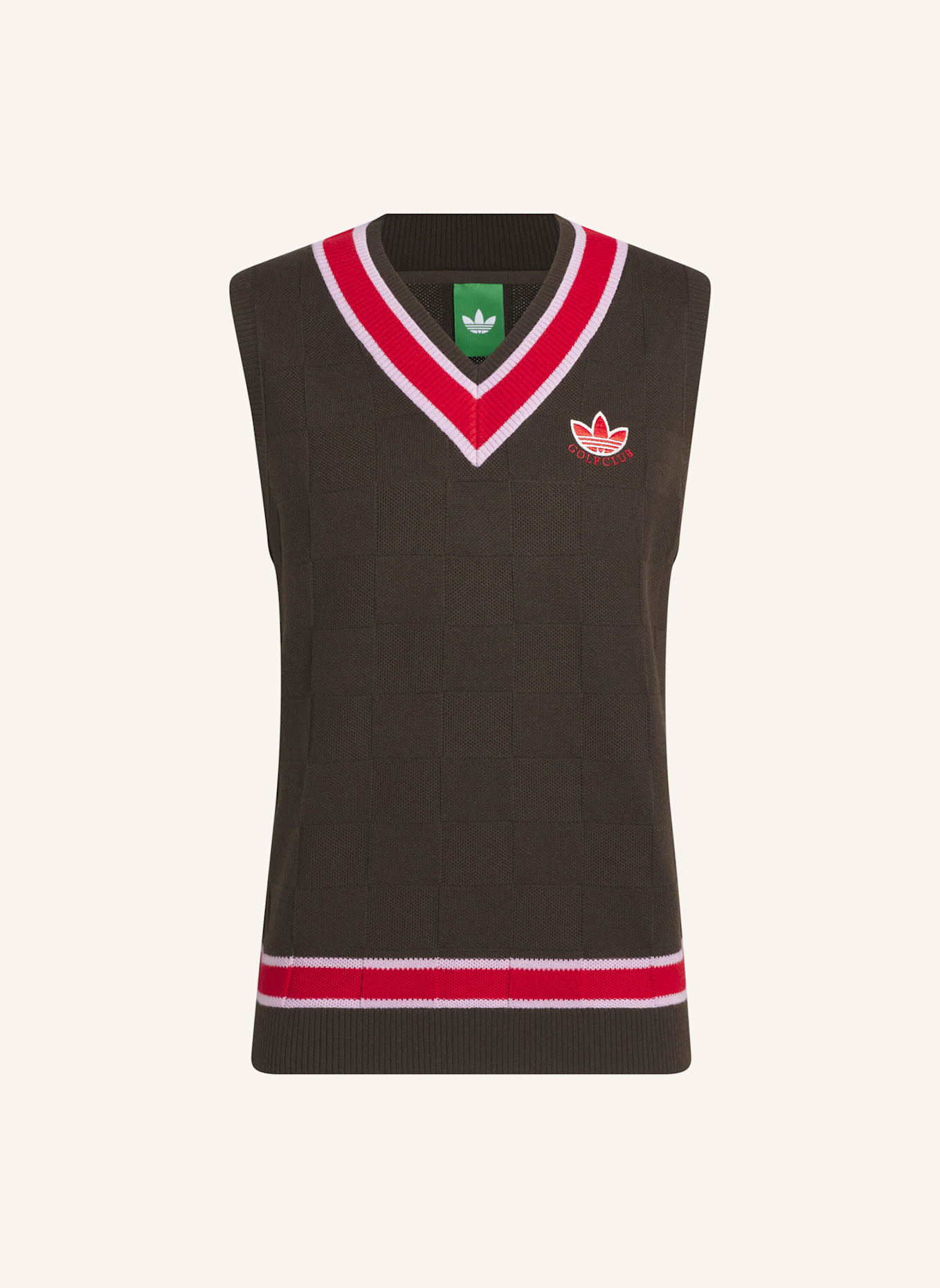 adidas ORIGINALS KNIT WESTE: BRAUN