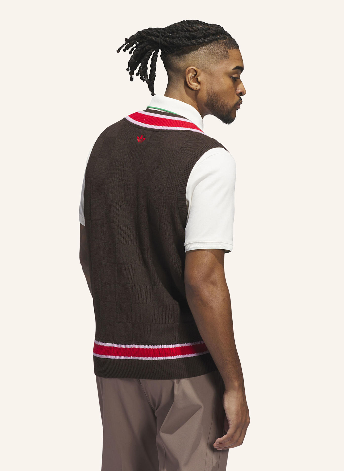 adidas ORIGINALS KNIT WESTE: BRAUN