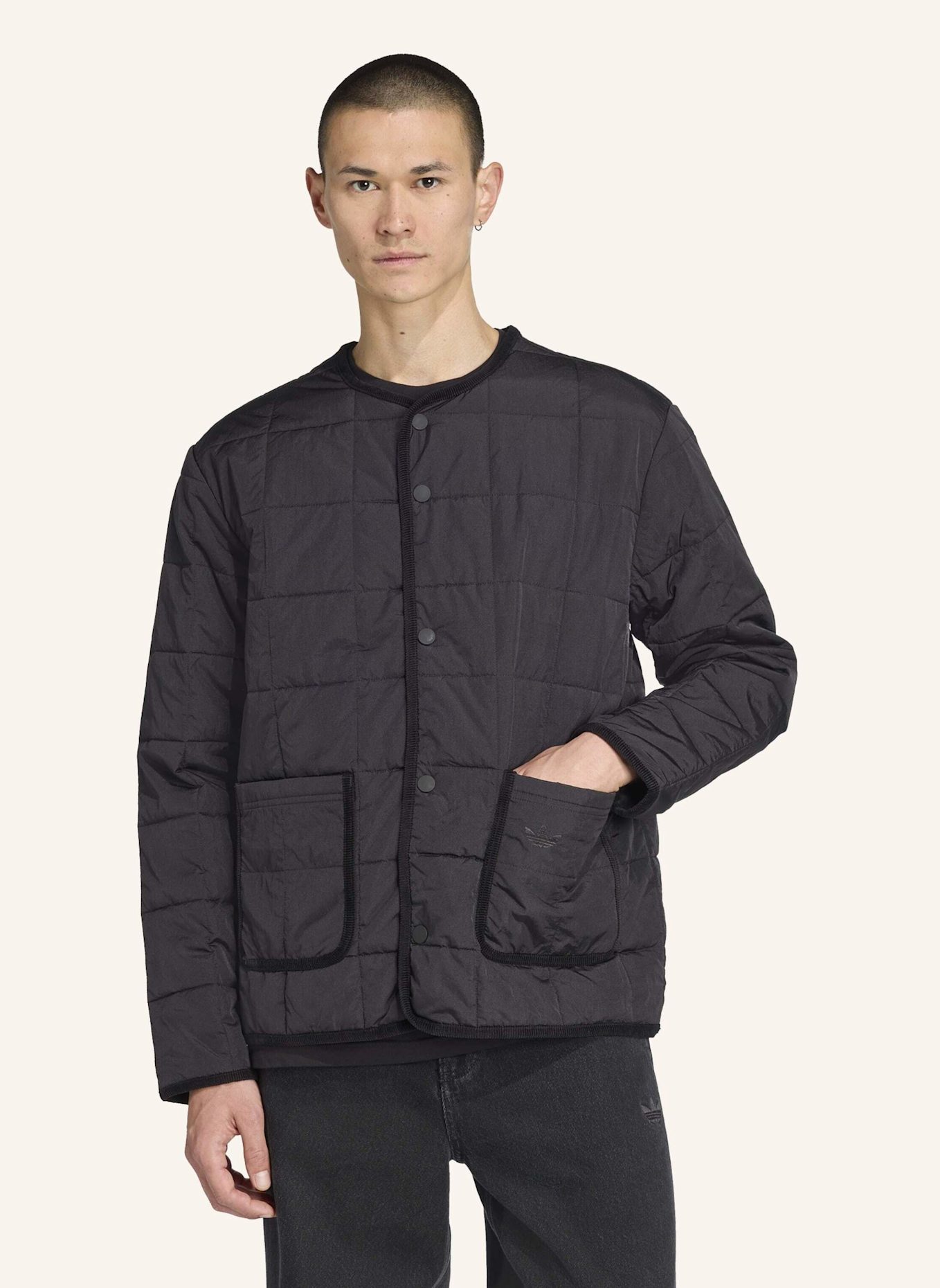 adidas Originals Steppjacke: SCHWARZ
