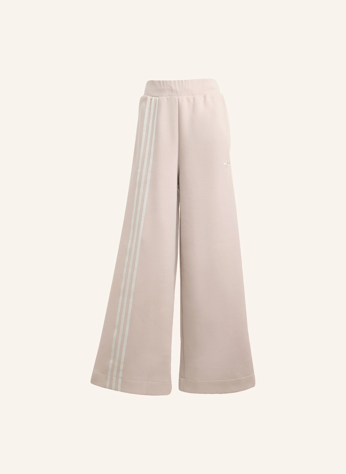 adidas Originals OFF PLACED 3-STREIFEN WEITE HOSE: BEIGE