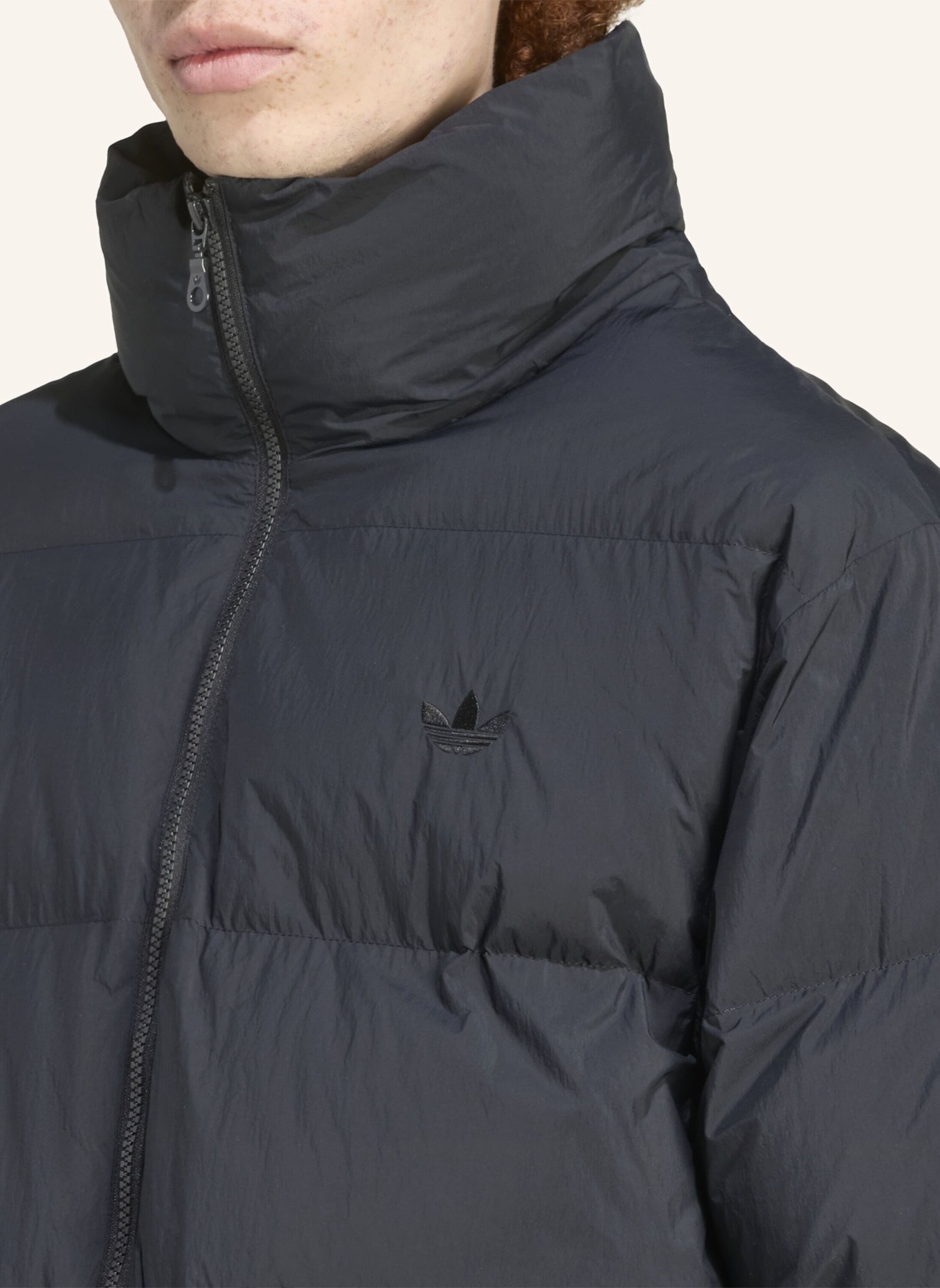 adidas Originals ADIDAS ORIGINALS KUNSTDAUNEN PUFFER JACKE: SCHWARZ