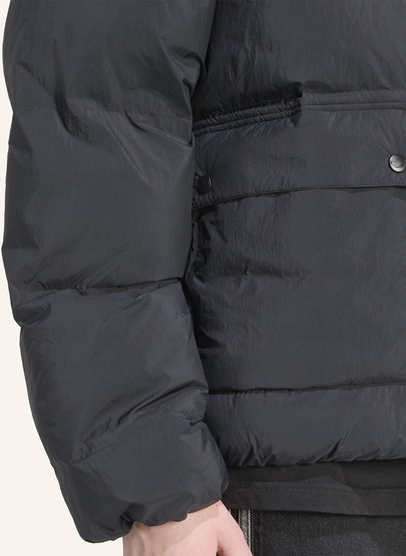 adidas Originals ADIDAS ORIGINALS KUNSTDAUNEN PUFFER JACKE: SCHWARZ