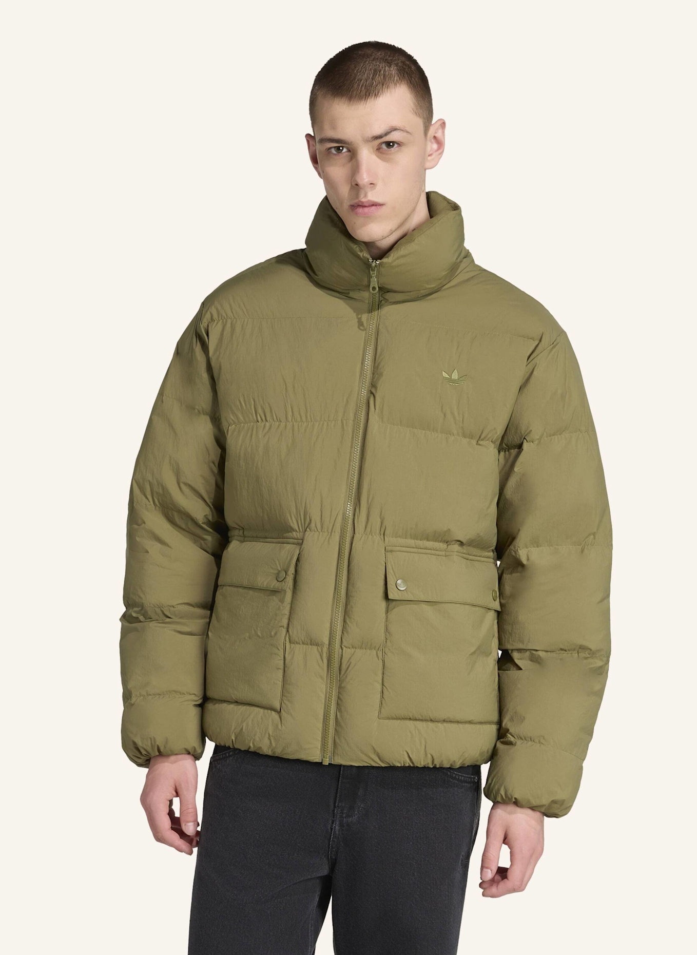 adidas Originals ADIDAS ORIGINALS KUNSTDAUNEN PUFFER JACKE: BLAU