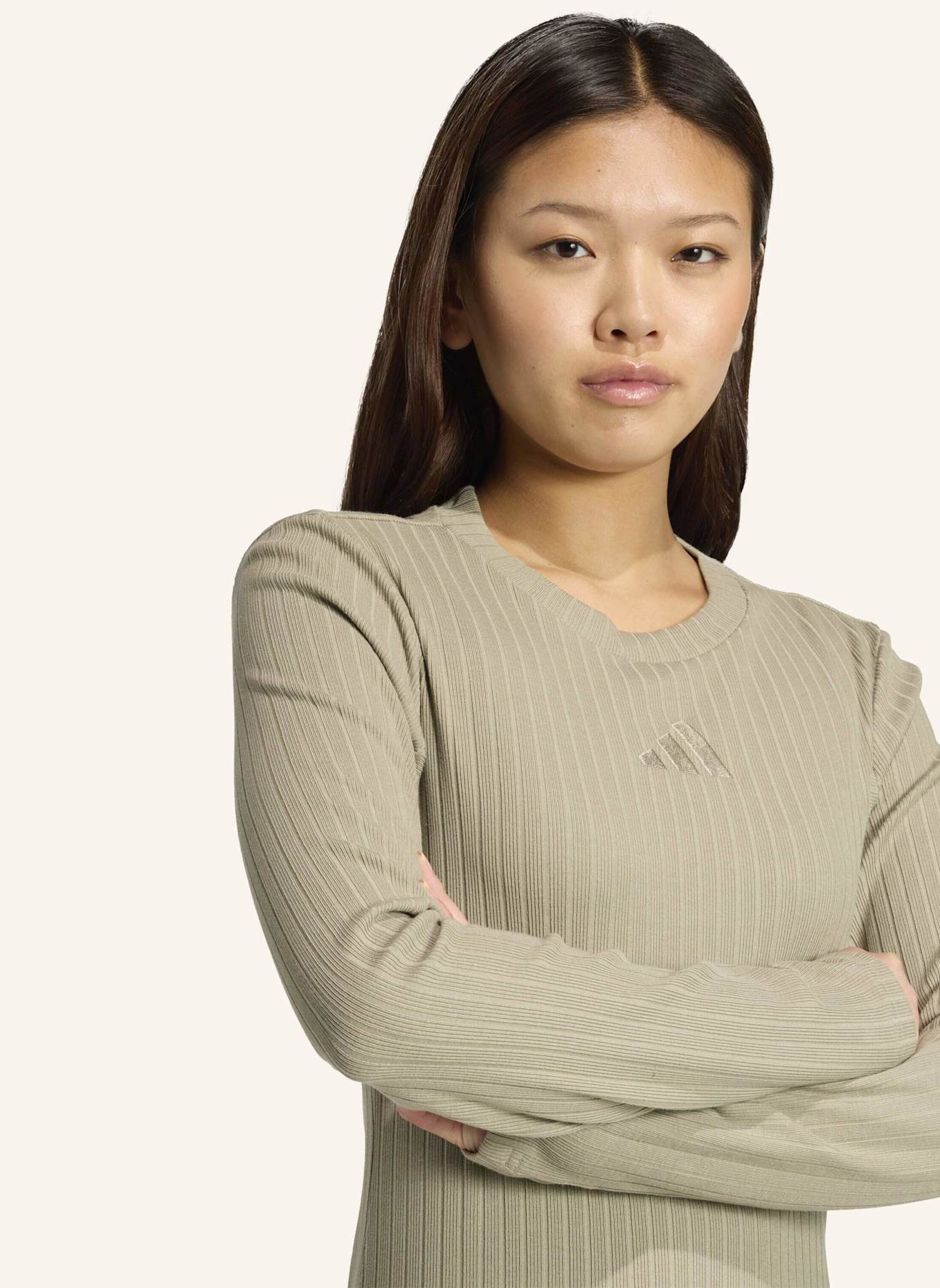 adidas ALL SZN WINTERFESTES LANGES KLEID: SILBER