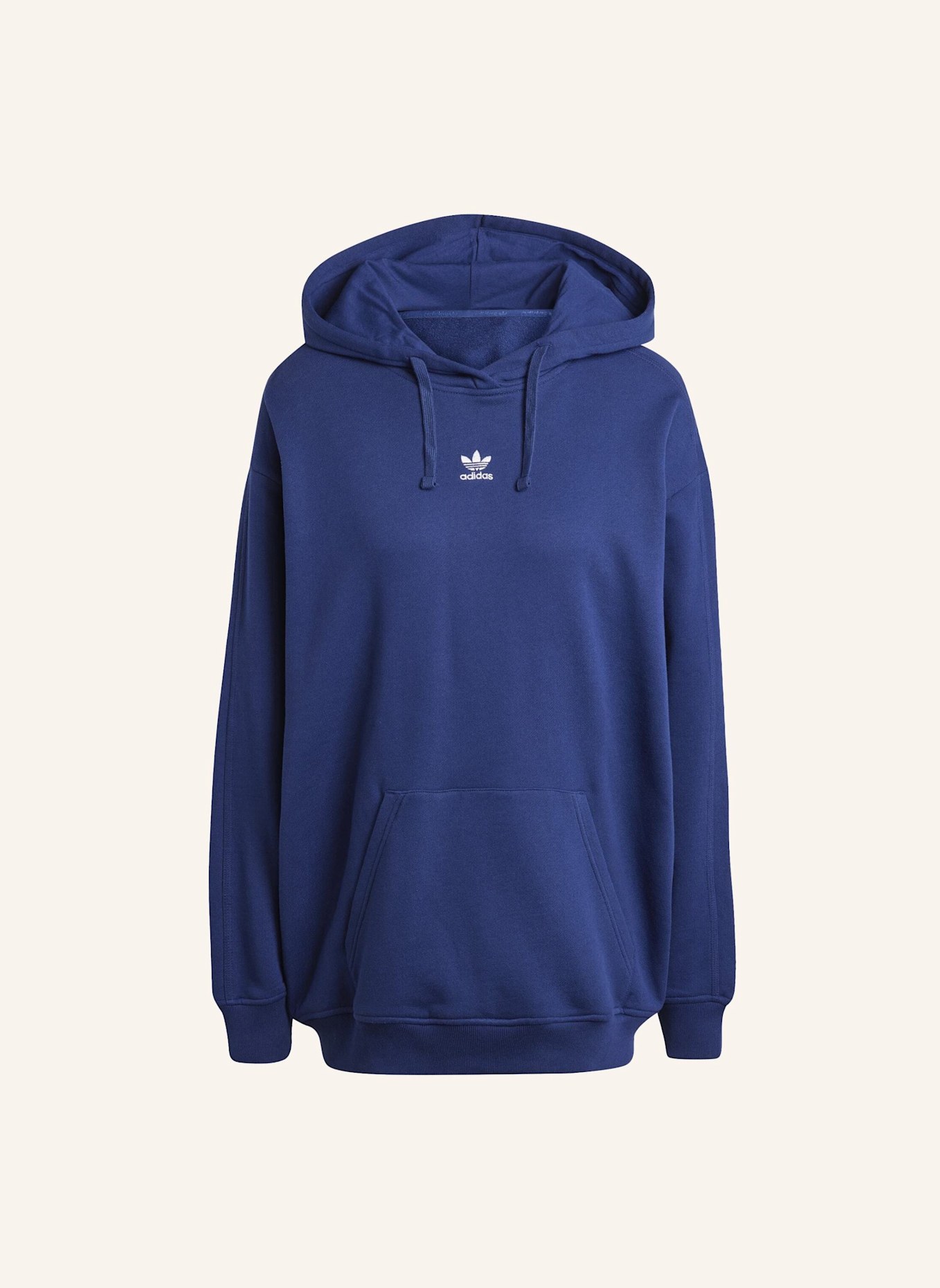adidas Originals ESSENTIALS LOOSE FRENCH TERRY HOODIE: BLAU