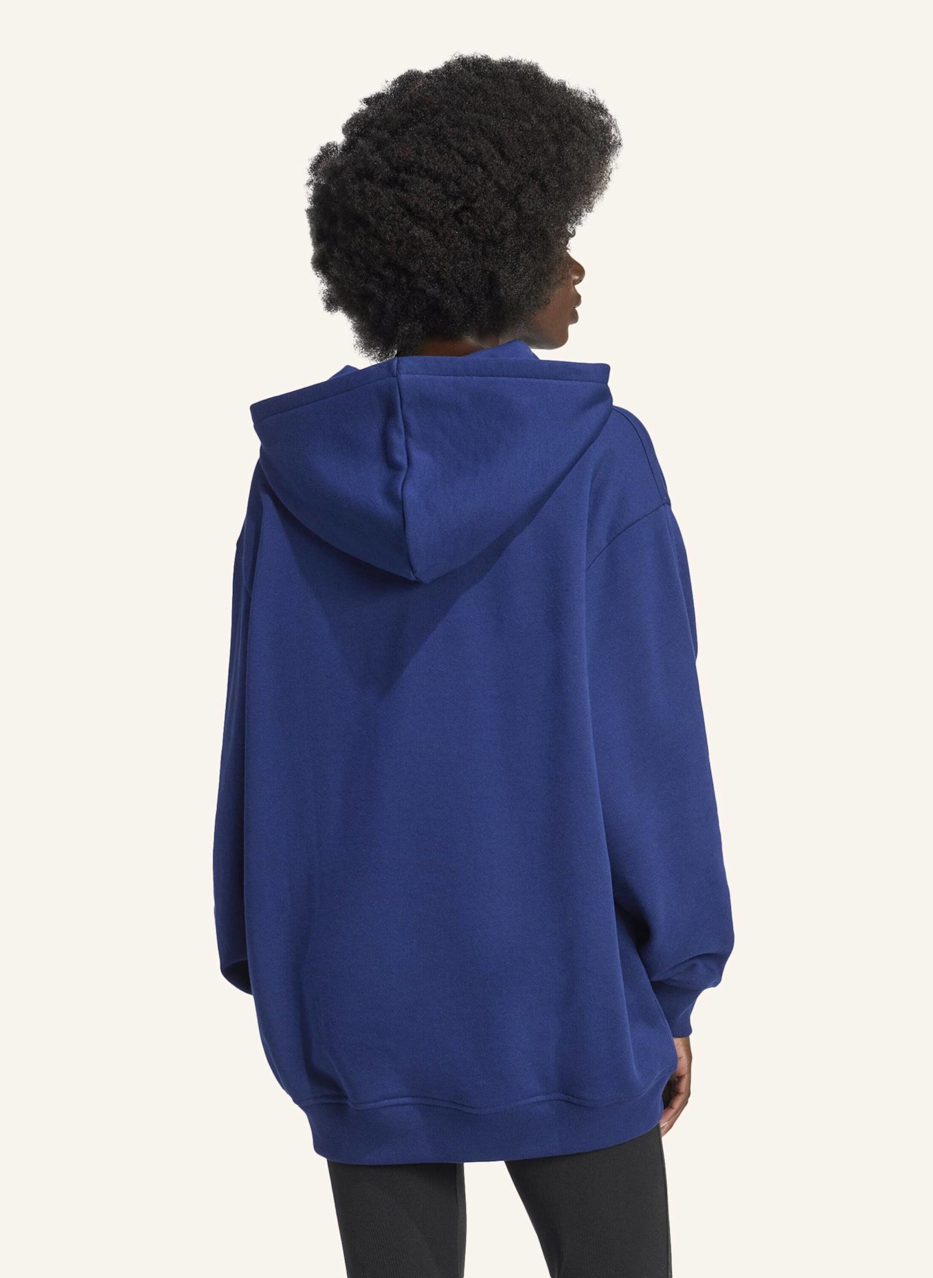 adidas Originals ESSENTIALS LOOSE FRENCH TERRY HOODIE: BLAU