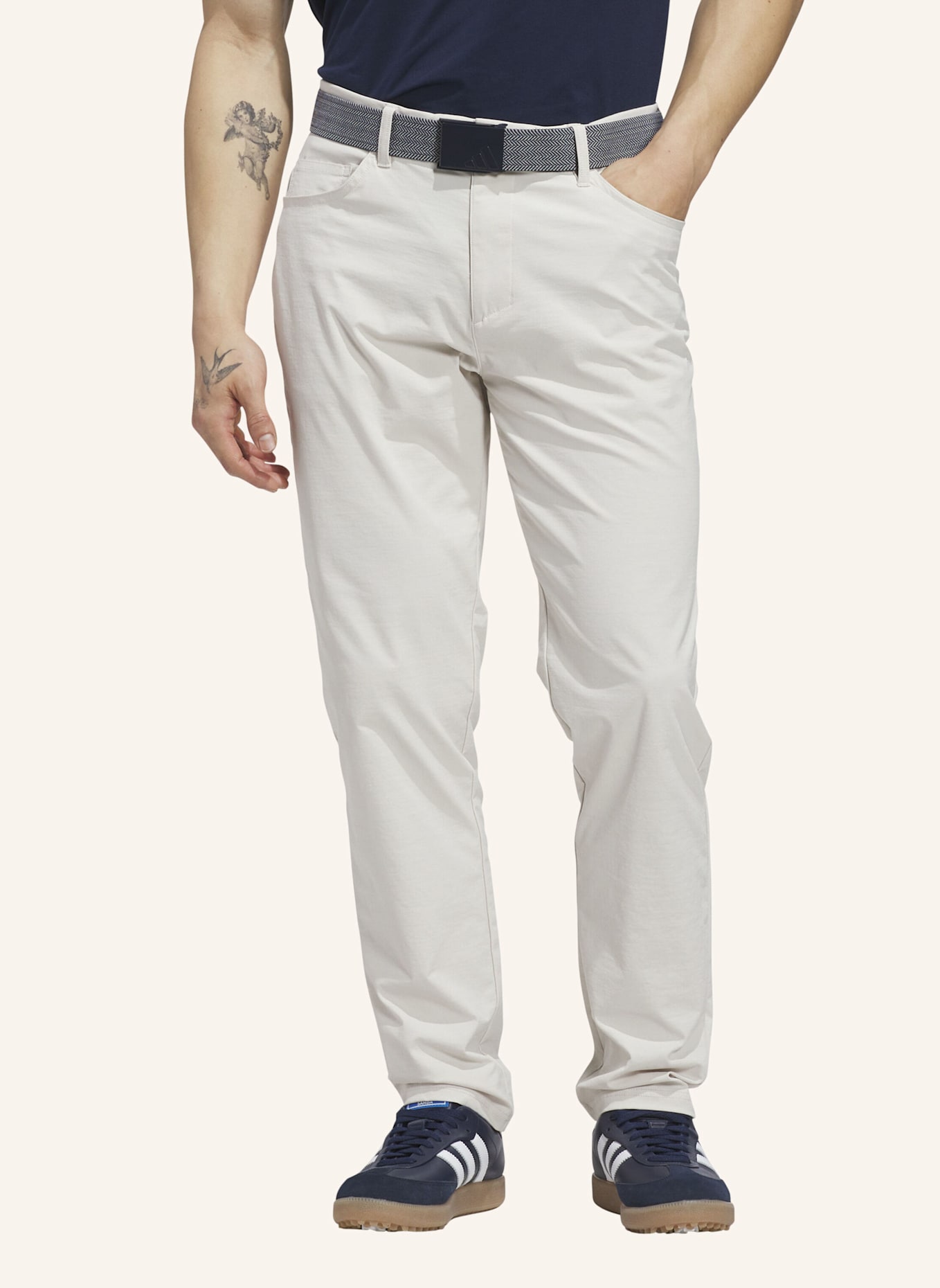 adidas ULTIMATE365 FIVE-POCKET HOSE: BEIGE