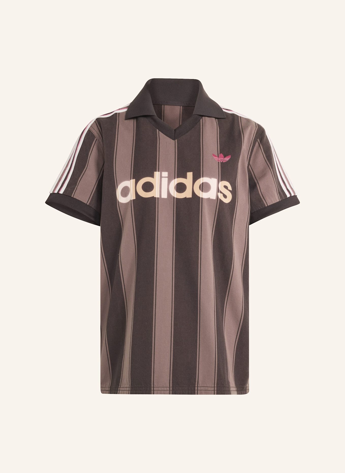 adidas Originals TWILL FUSSBALLTRIKOT: BRAUN
