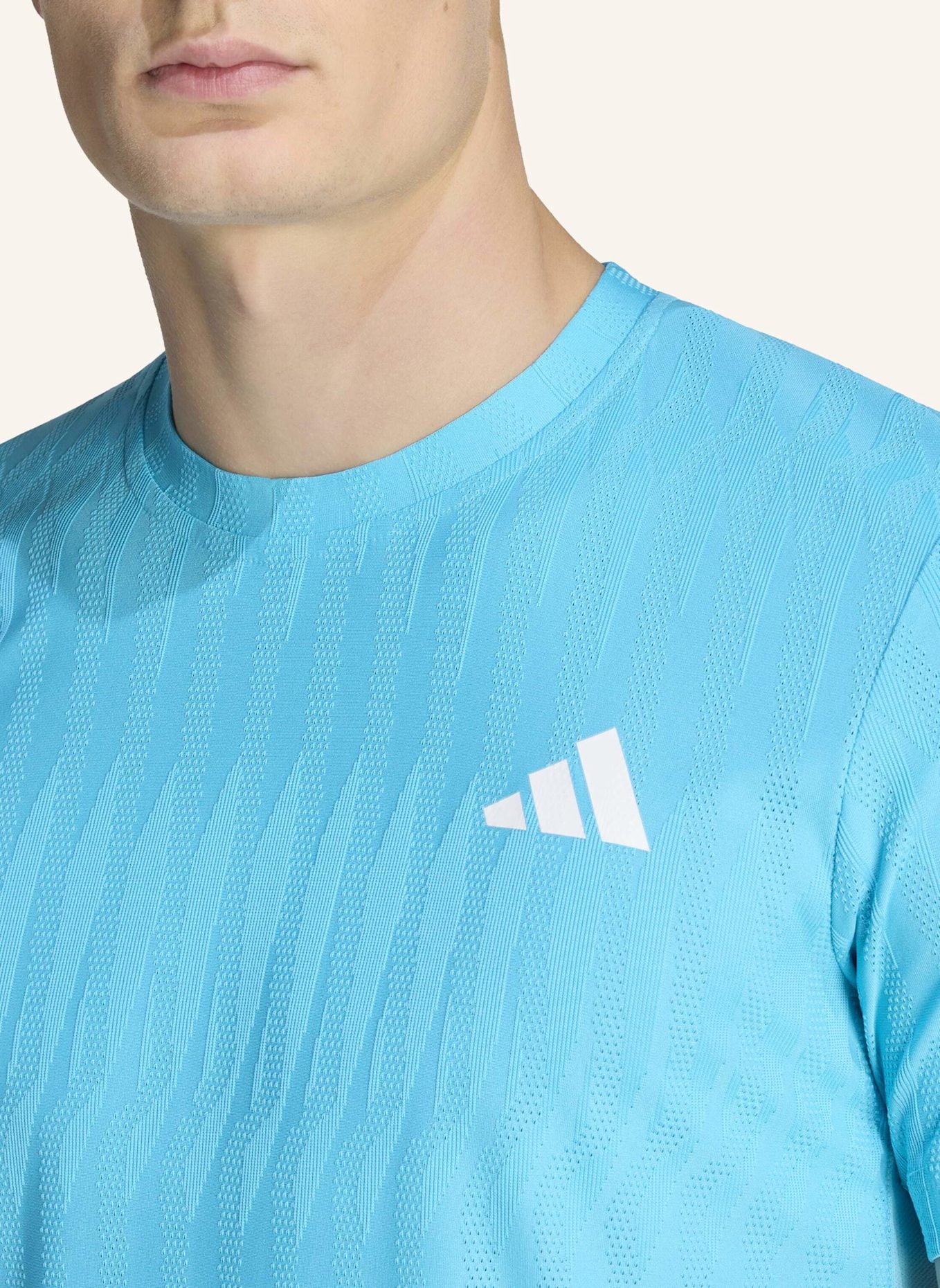 adidas TENNIS CLIMACOOL+ AIRCHILL FREELIFT T-SHIRT: BLAU