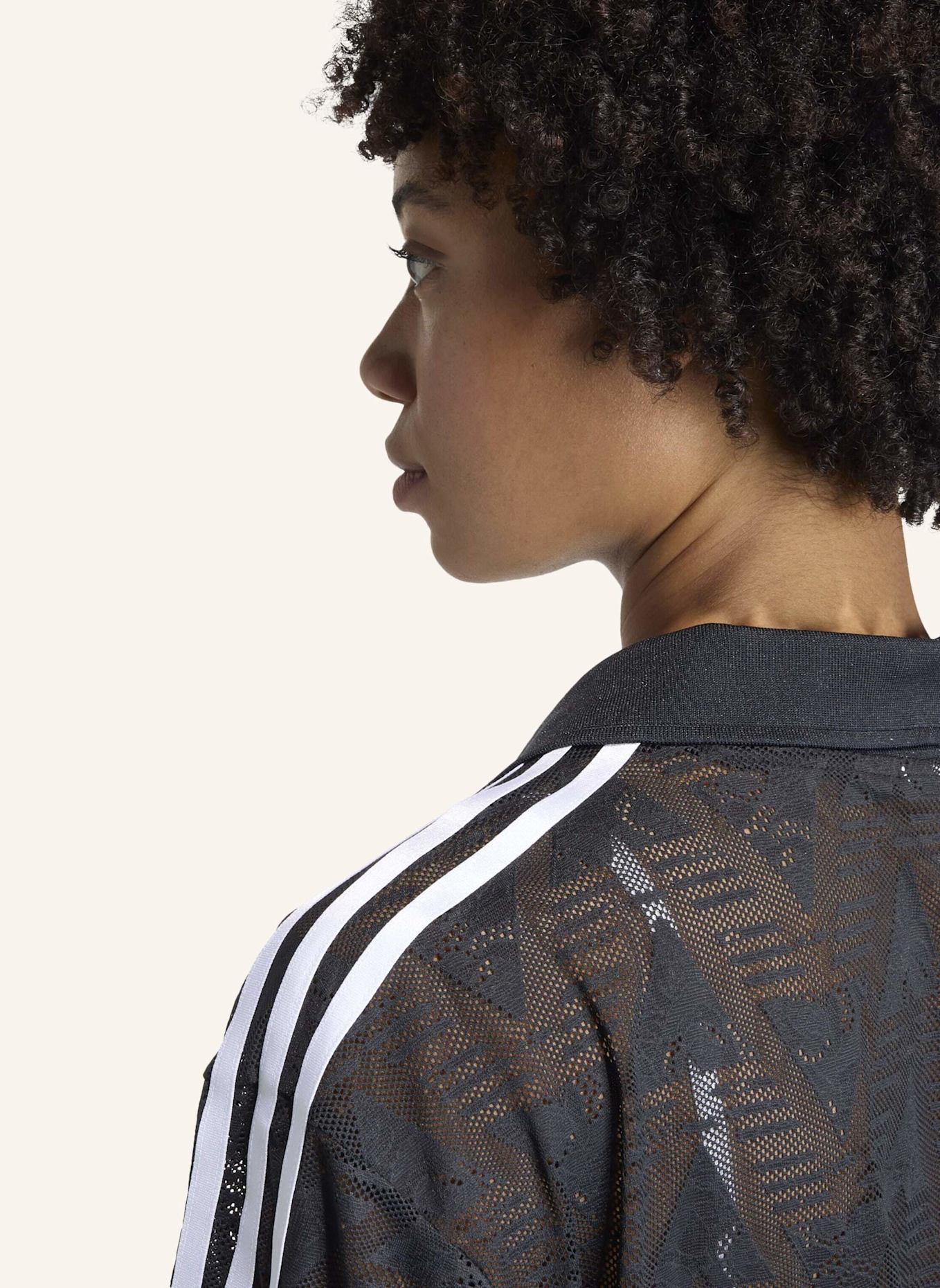 adidas Originals LACE FUSSBALLTRIKOT: SCHWARZ