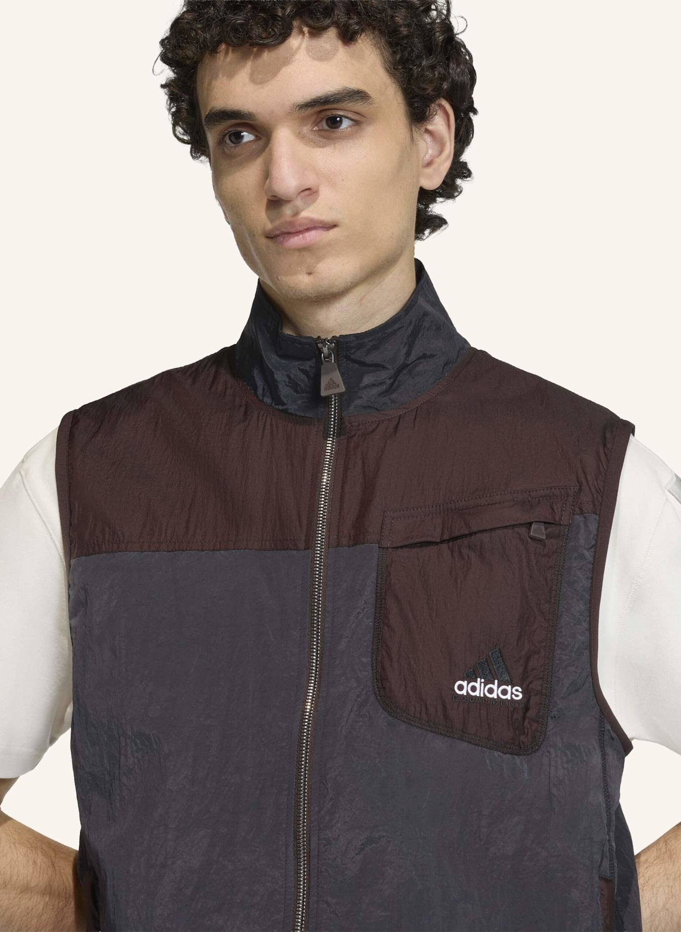 adidas Originals ADIDAS EQUIPMENT WESTE: SCHWARZ/ BRAUN