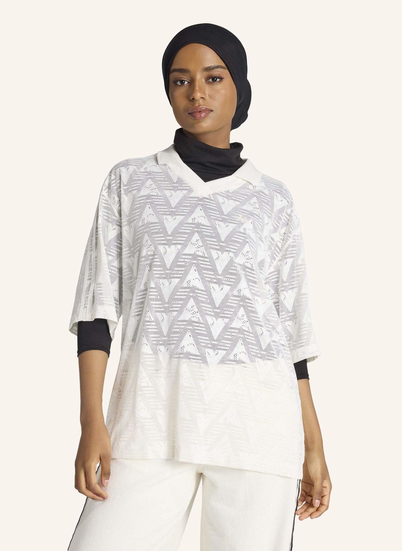 adidas Originals LACE FUSSBALLTRIKOT: WEISS