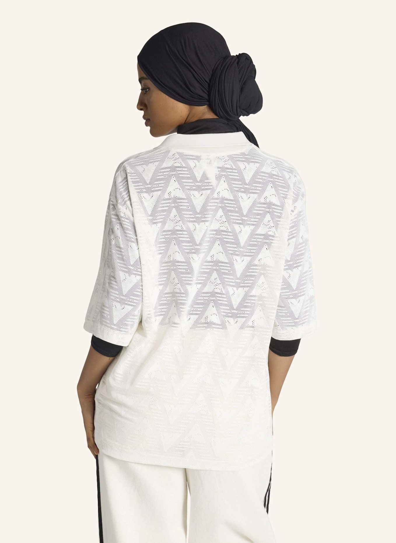 adidas Originals LACE FUSSBALLTRIKOT: WEISS