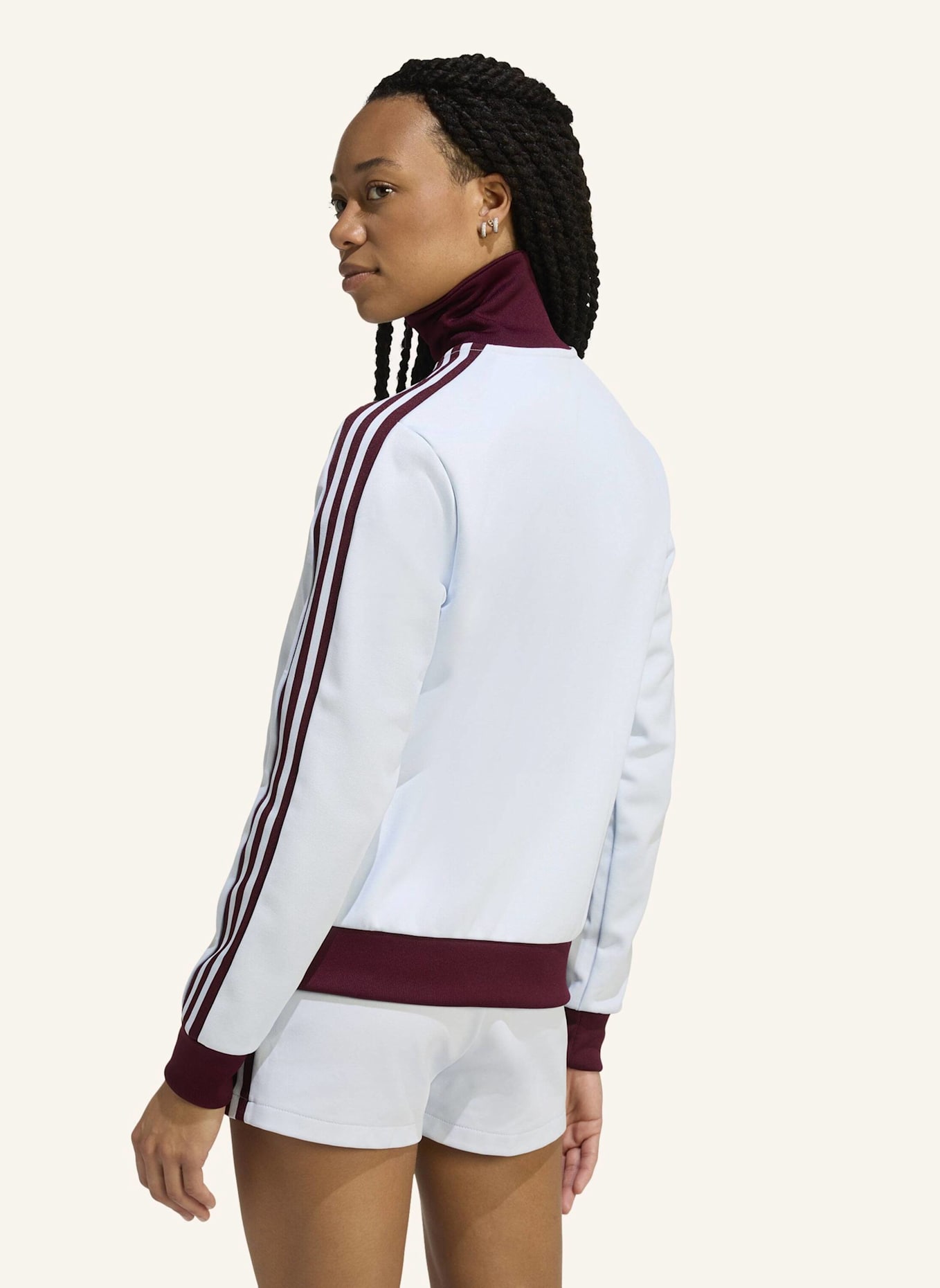 adidas Originals Trainingsjacke CLASSIC TRACK TOP: BLAU/ ROT
