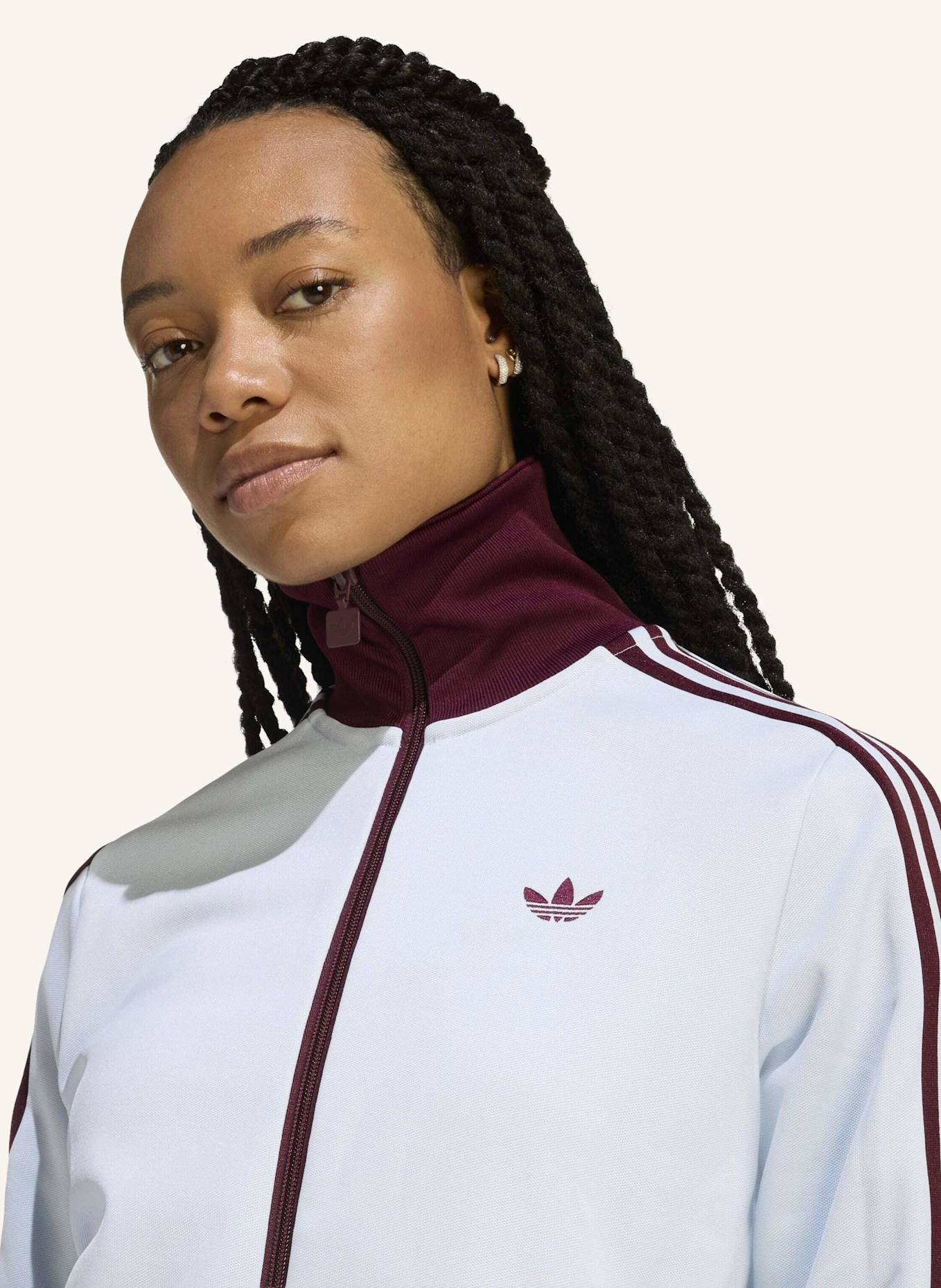 adidas Originals Trainingsjacke CLASSIC TRACK TOP: BLAU/ ROT