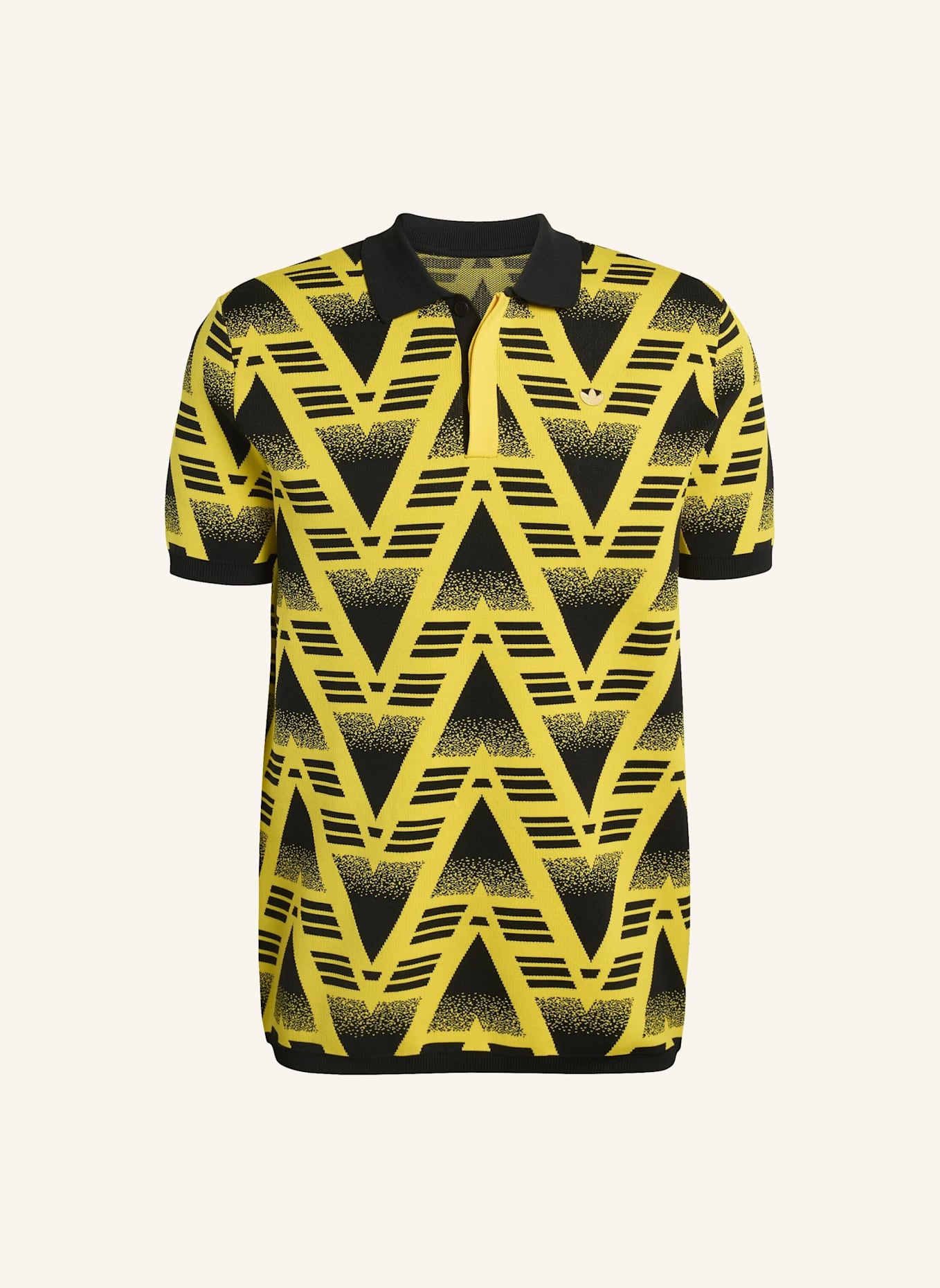 adidas Originals BRUISED BANANA FULLY FASHION KNIT-POLOSHIRT: GELB