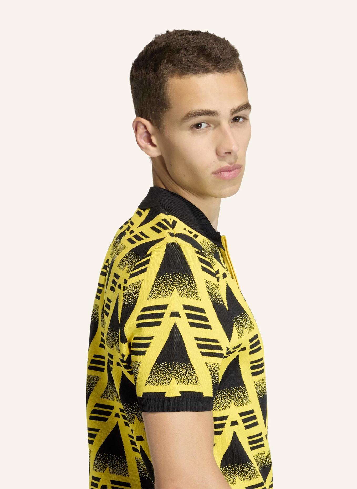 adidas Originals BRUISED BANANA FULLY FASHION KNIT-POLOSHIRT: GELB