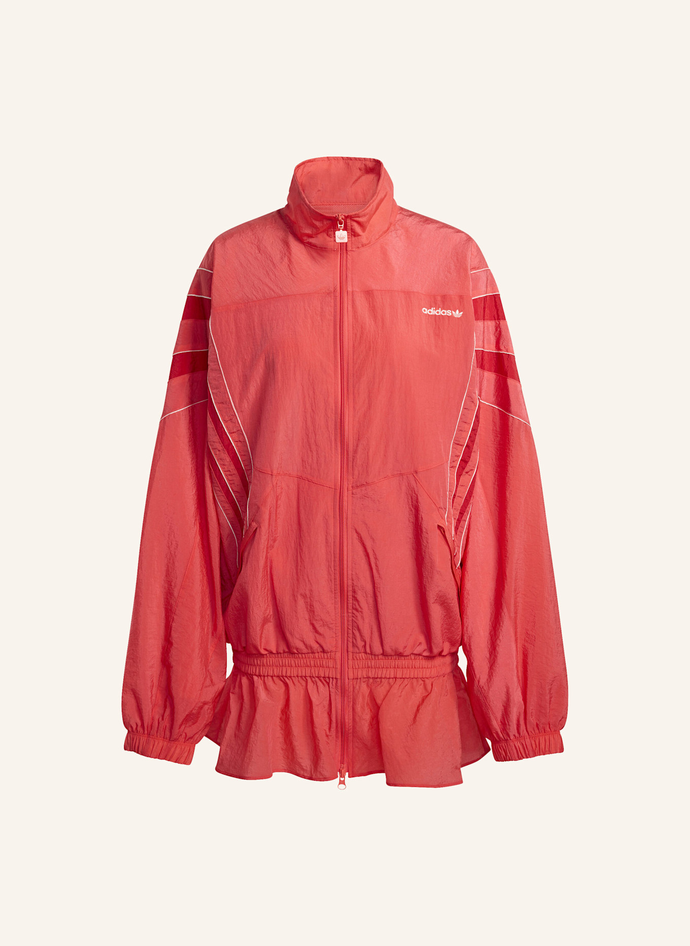 adidas Originals SANTIAGO WOVEN TRACK TOP: ROT