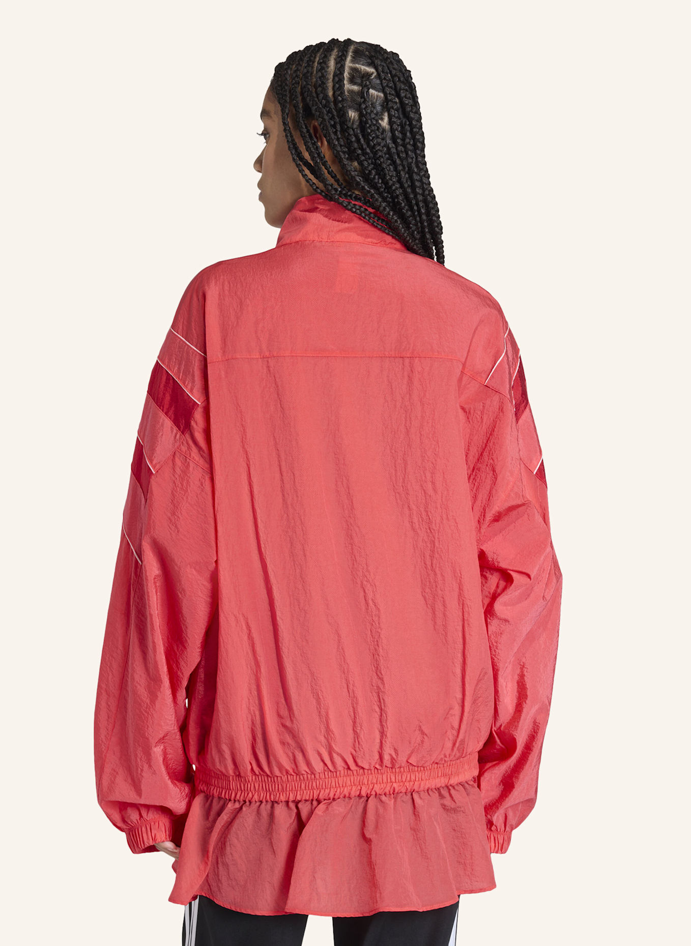 adidas Originals SANTIAGO WOVEN TRACK TOP: ROT