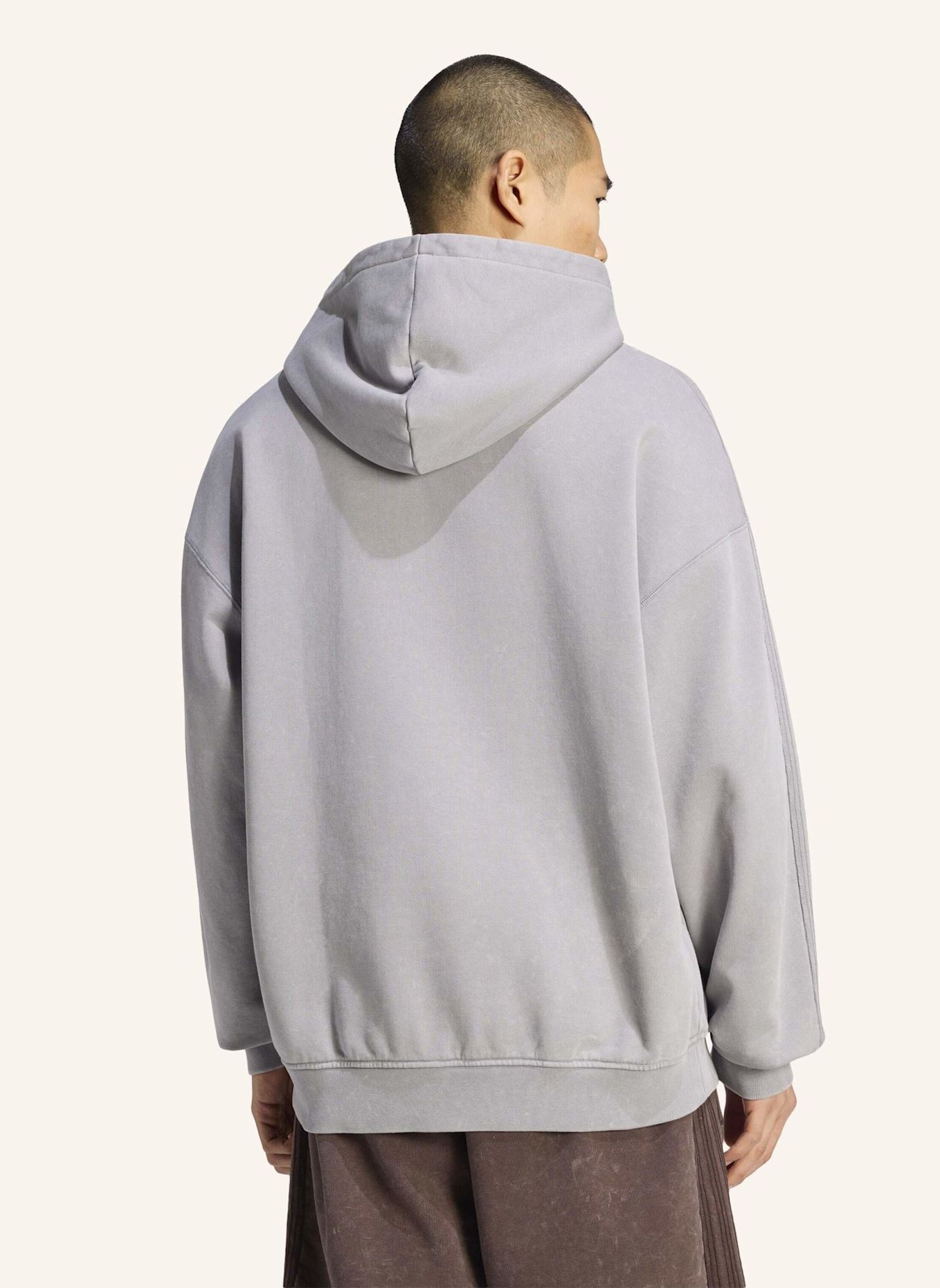 adidas AMG WASHED HOODIE: GRAU