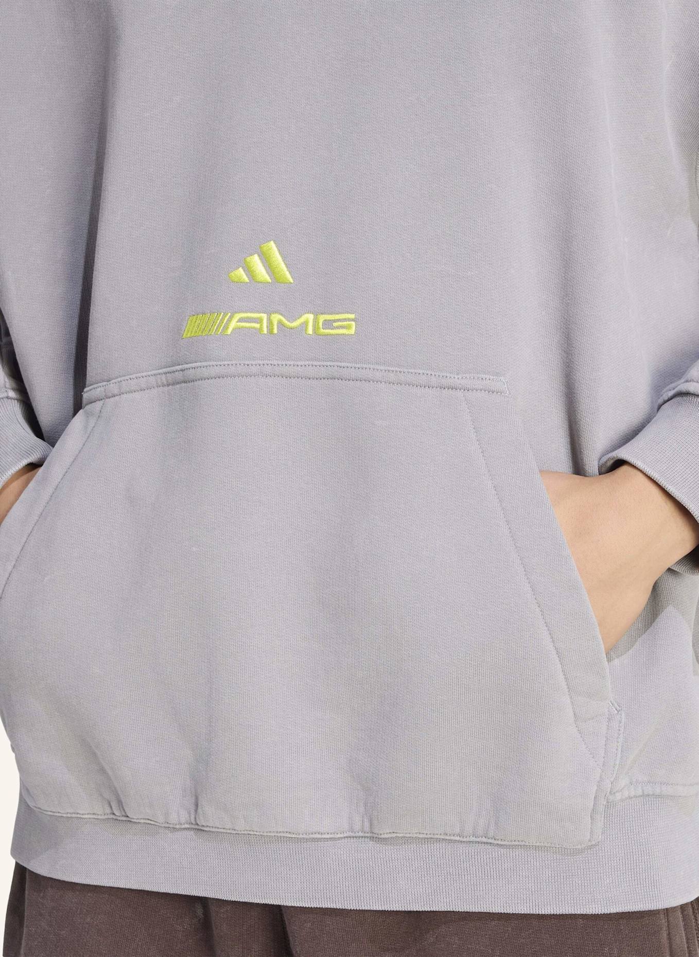 adidas AMG WASHED HOODIE: GRAU