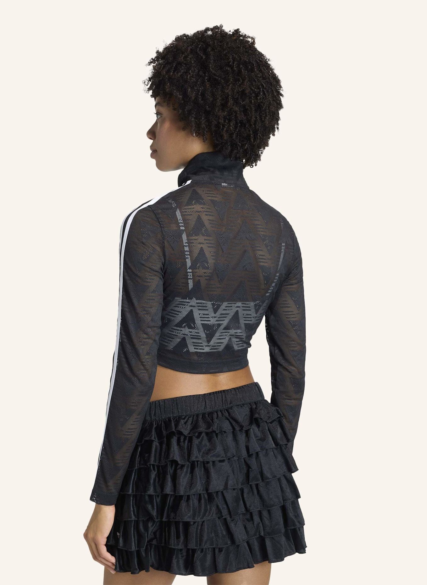 adidas Originals FIREBIRD CLASSIC LACE TRACK TOP: SCHWARZ