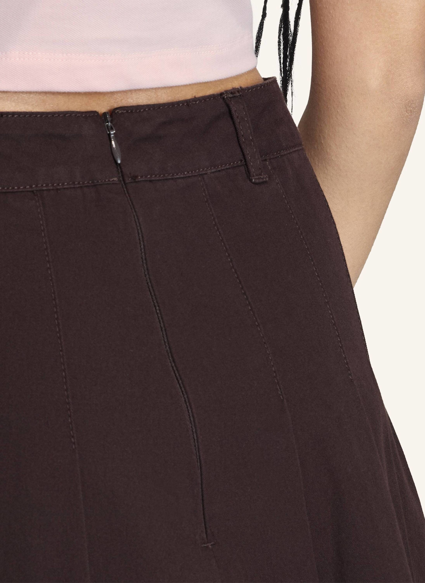 adidas Originals TWILL-FALTENROCK: BRAUN