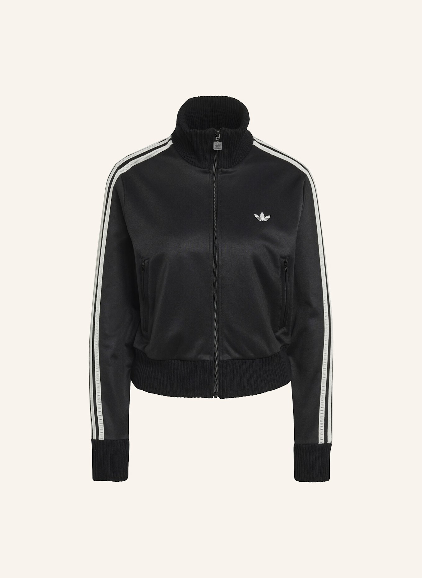 adidas Originals FIREBIRD ORIGINALS JACKE MIT HÄKELDETAILS: SCHWARZ